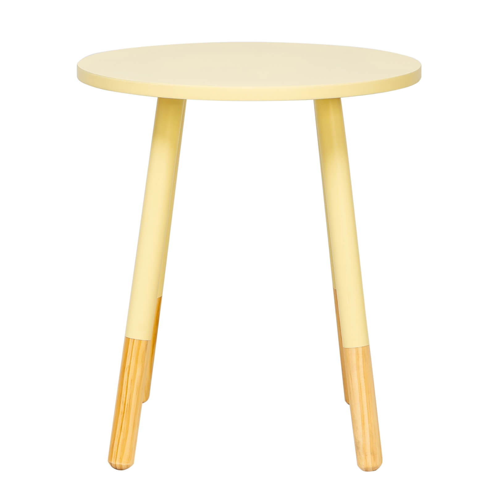 Lino Pastel Table - Lemon