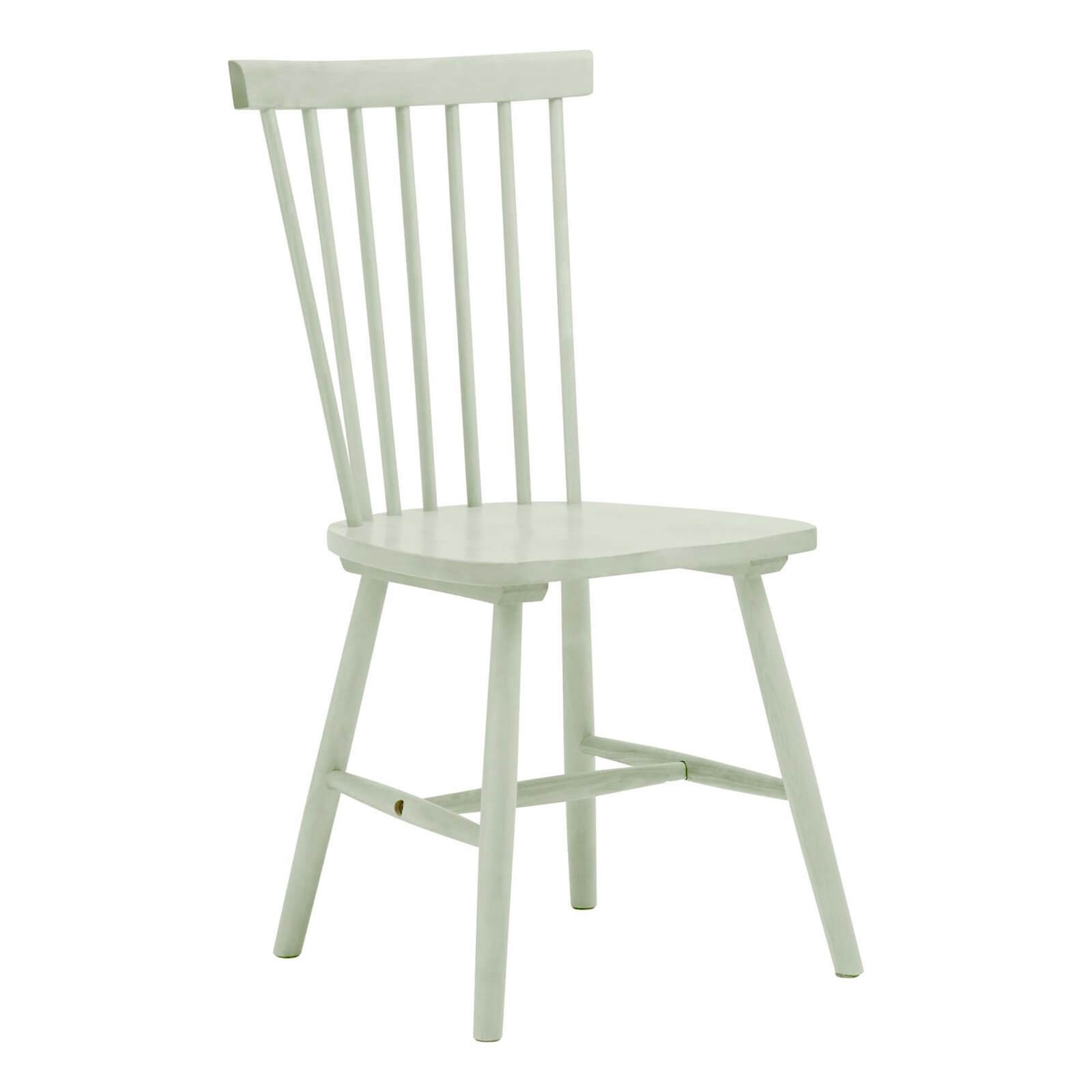 Laura 4 Seater Dining Set - Sage Green Spindle Chairs