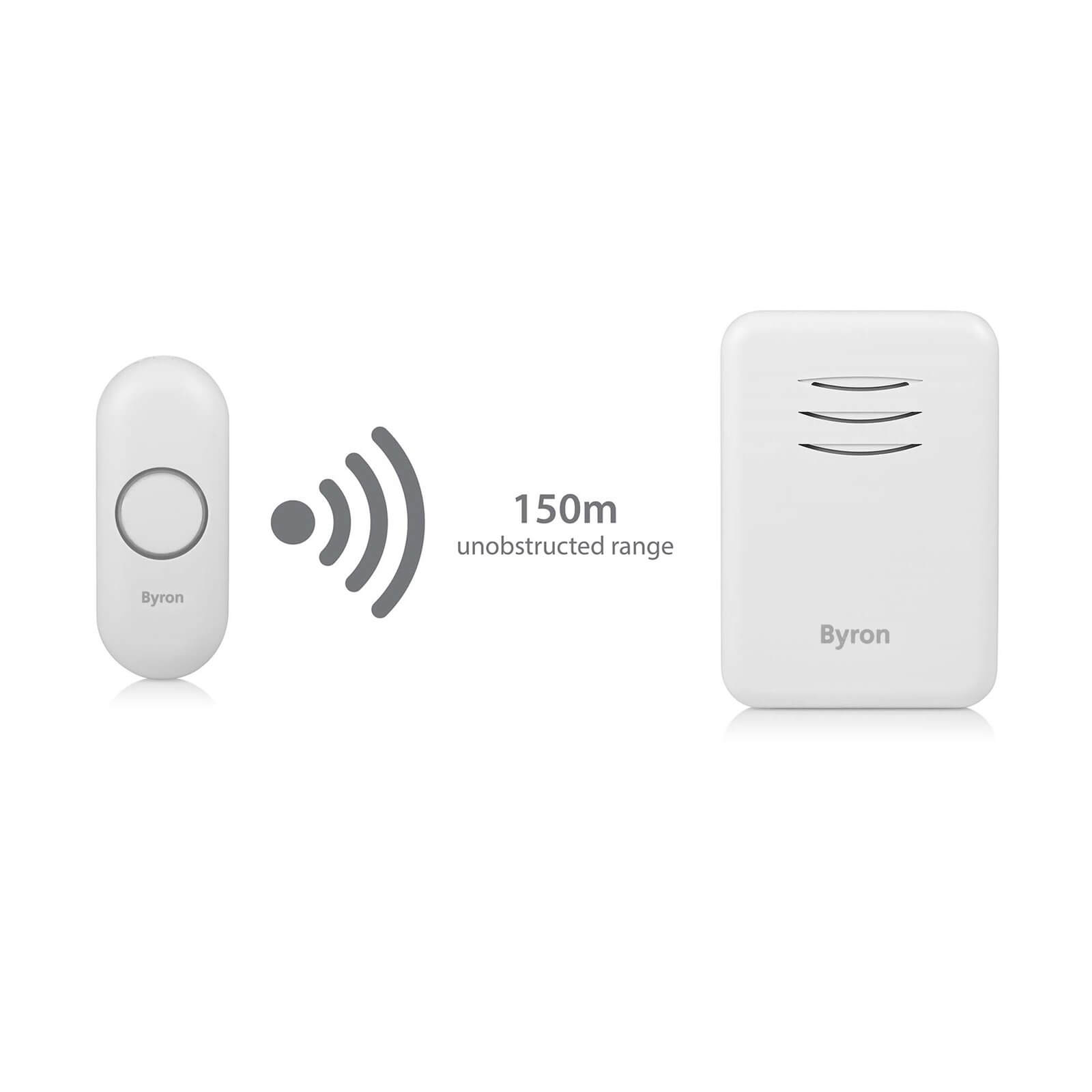 Byron 22314UK 150m Twin Port/Plug-in Wireless Doorbell set