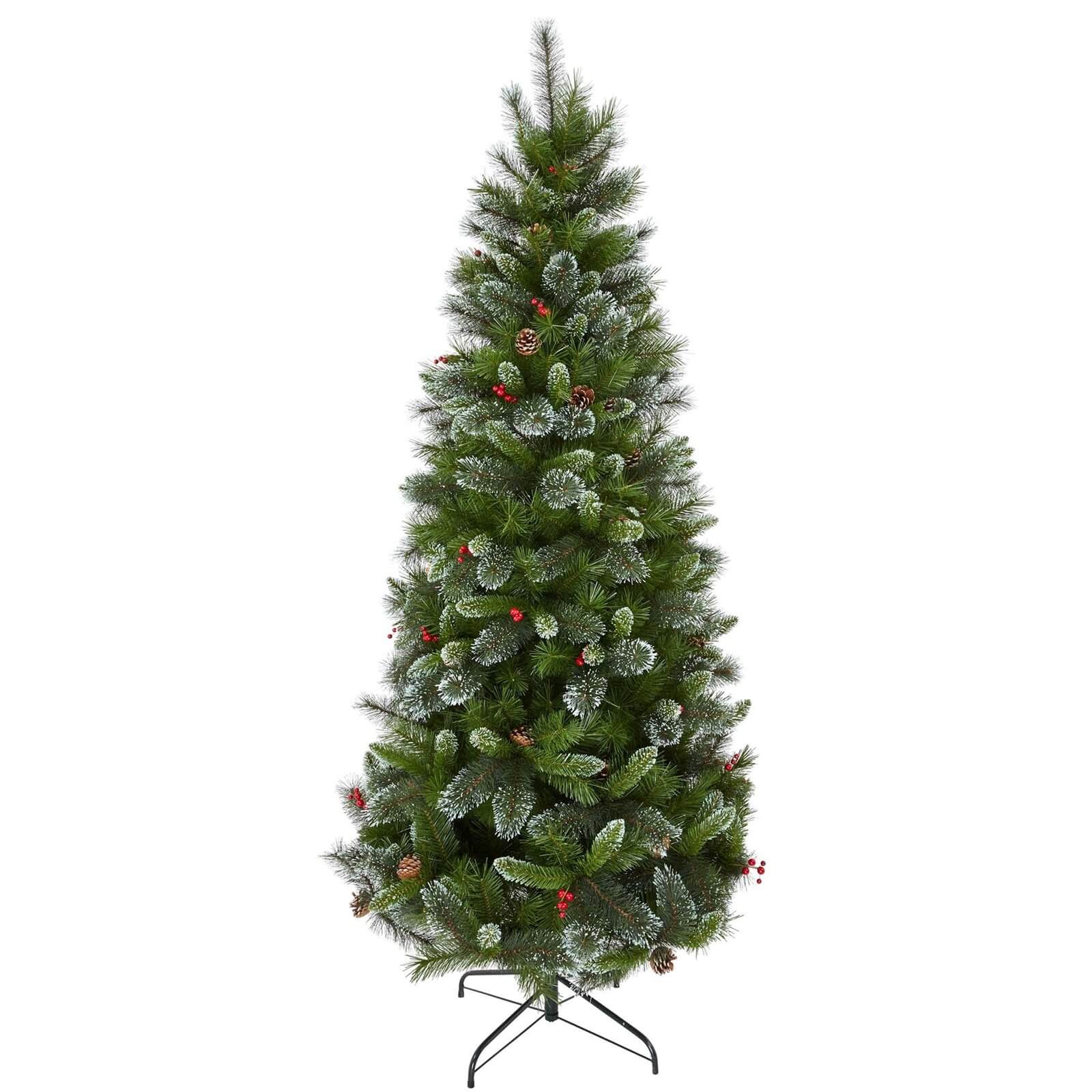 7ft Bergen Pre-Decorated Artificial Christmas Tree