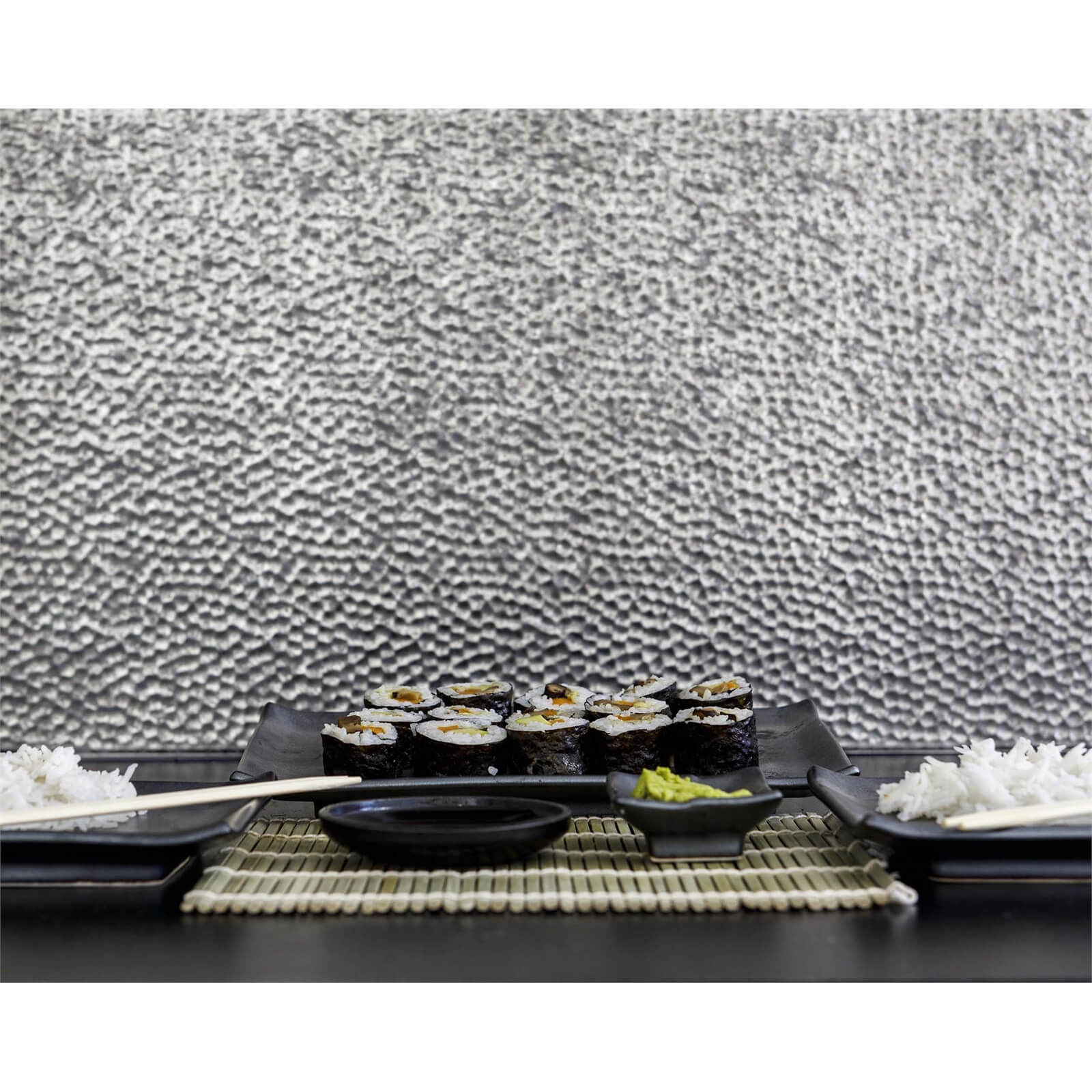 Innovera Decor 3D Design Wall Tile - Kitchen Splashback Cladding Panels ( Lamina - Silver, set of 6)