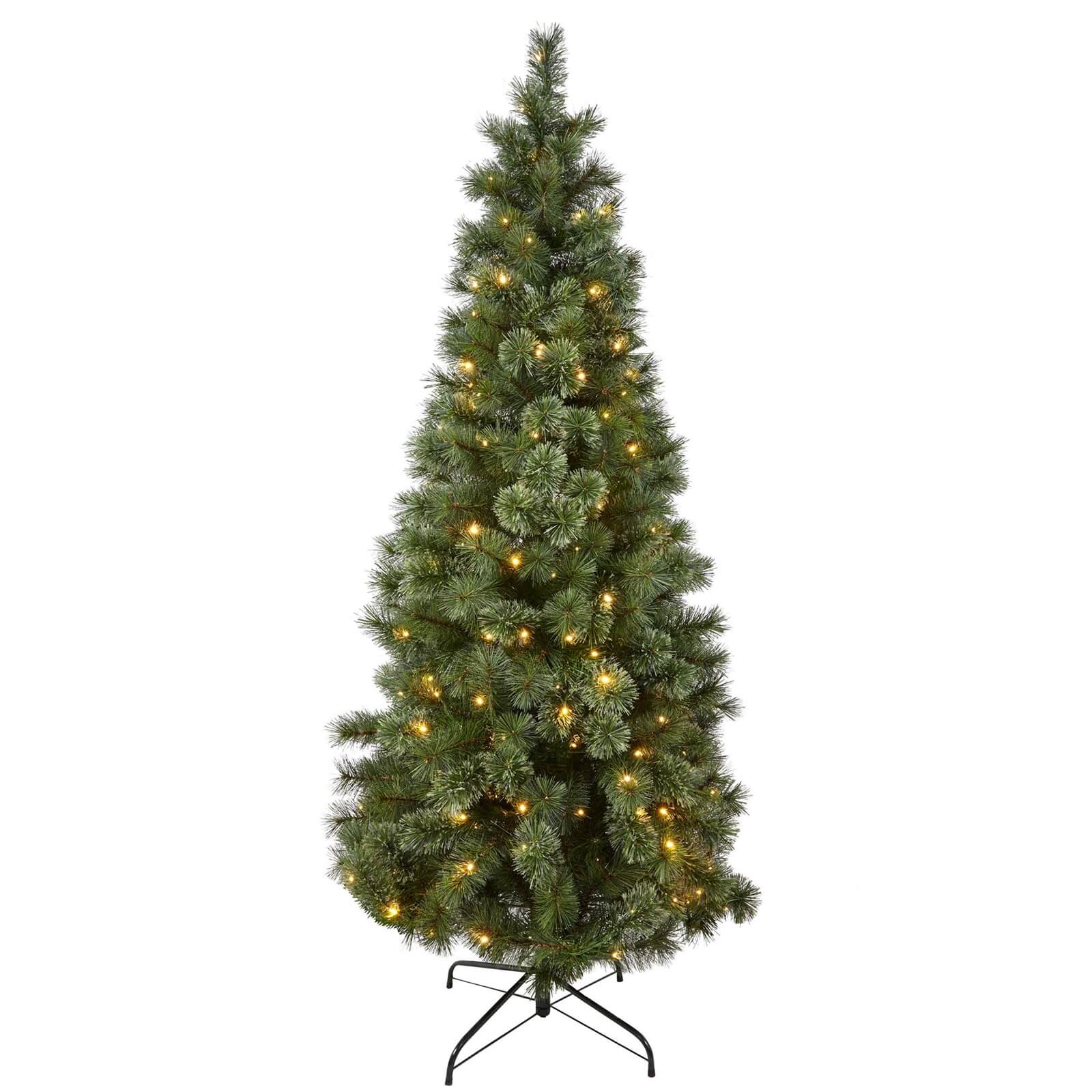 6ft 6 Cashmere Pre Lit Christmas Tree Homebase