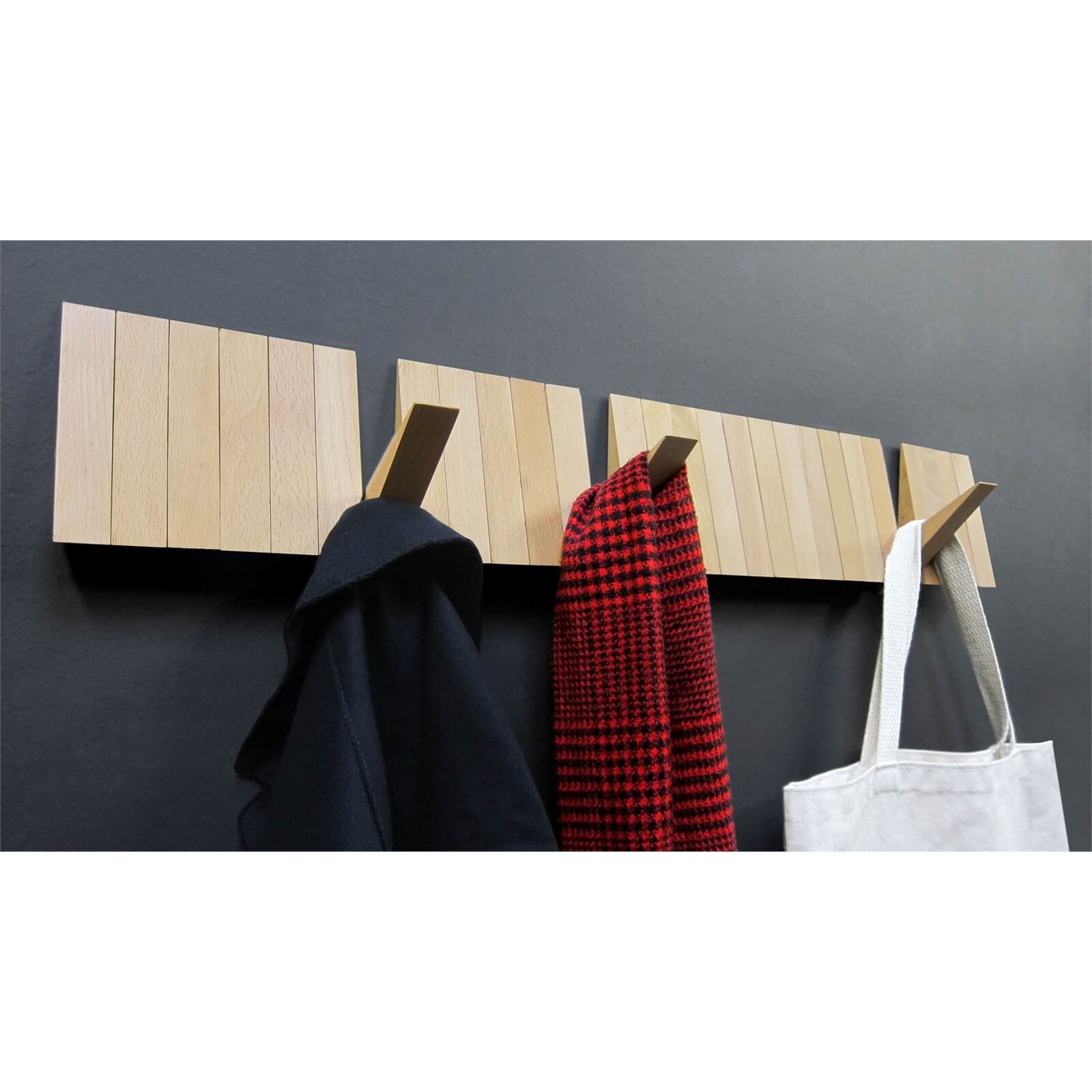 Switchboard Wooden Coat Rack - Natural