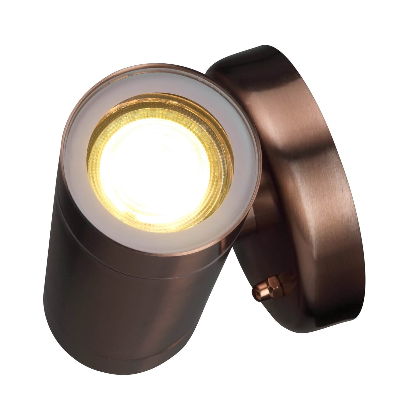 Lutec Rado Up & Down Outdoor Wall Light - Copper