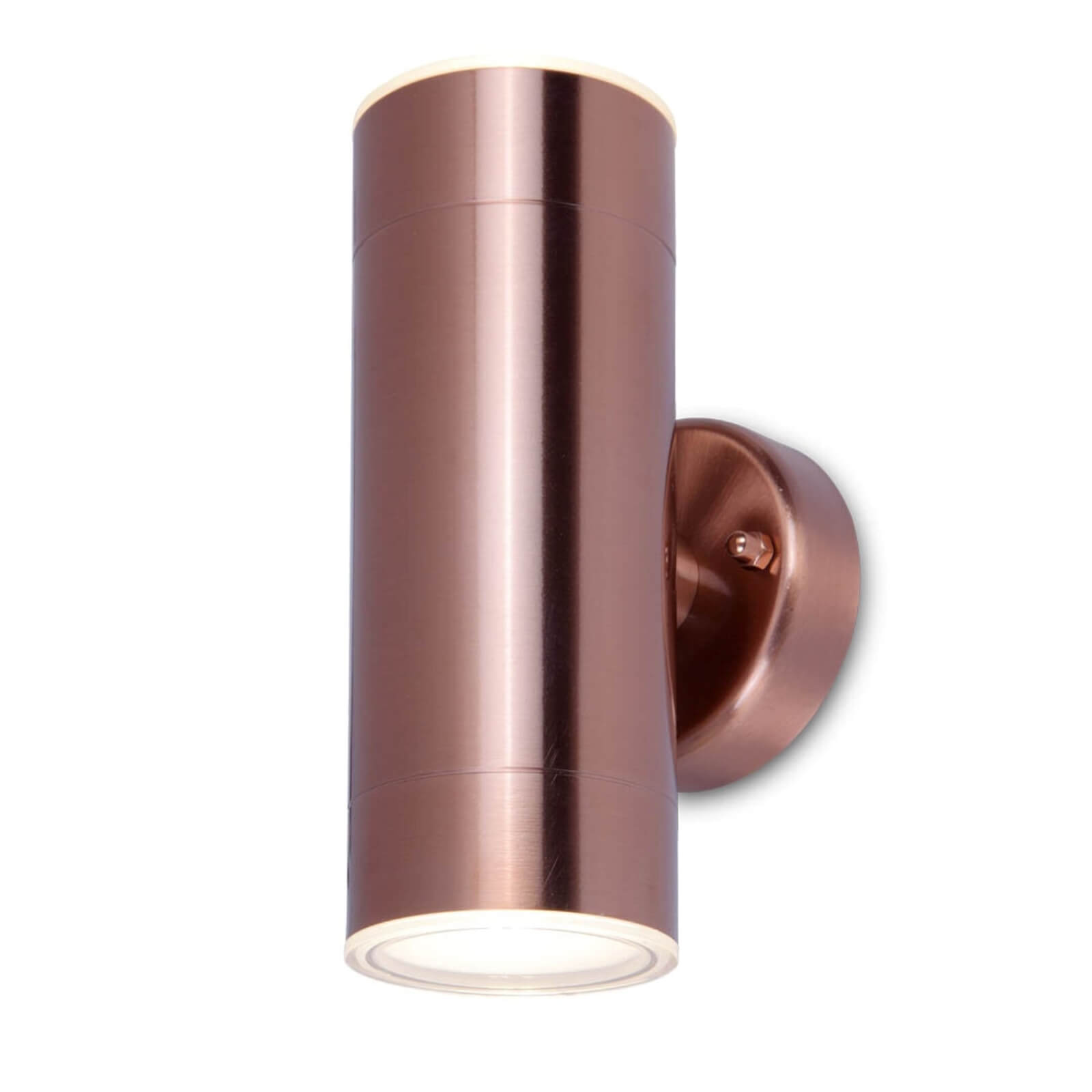 Lutec Rado Up & Down Outdoor Wall Light - Copper