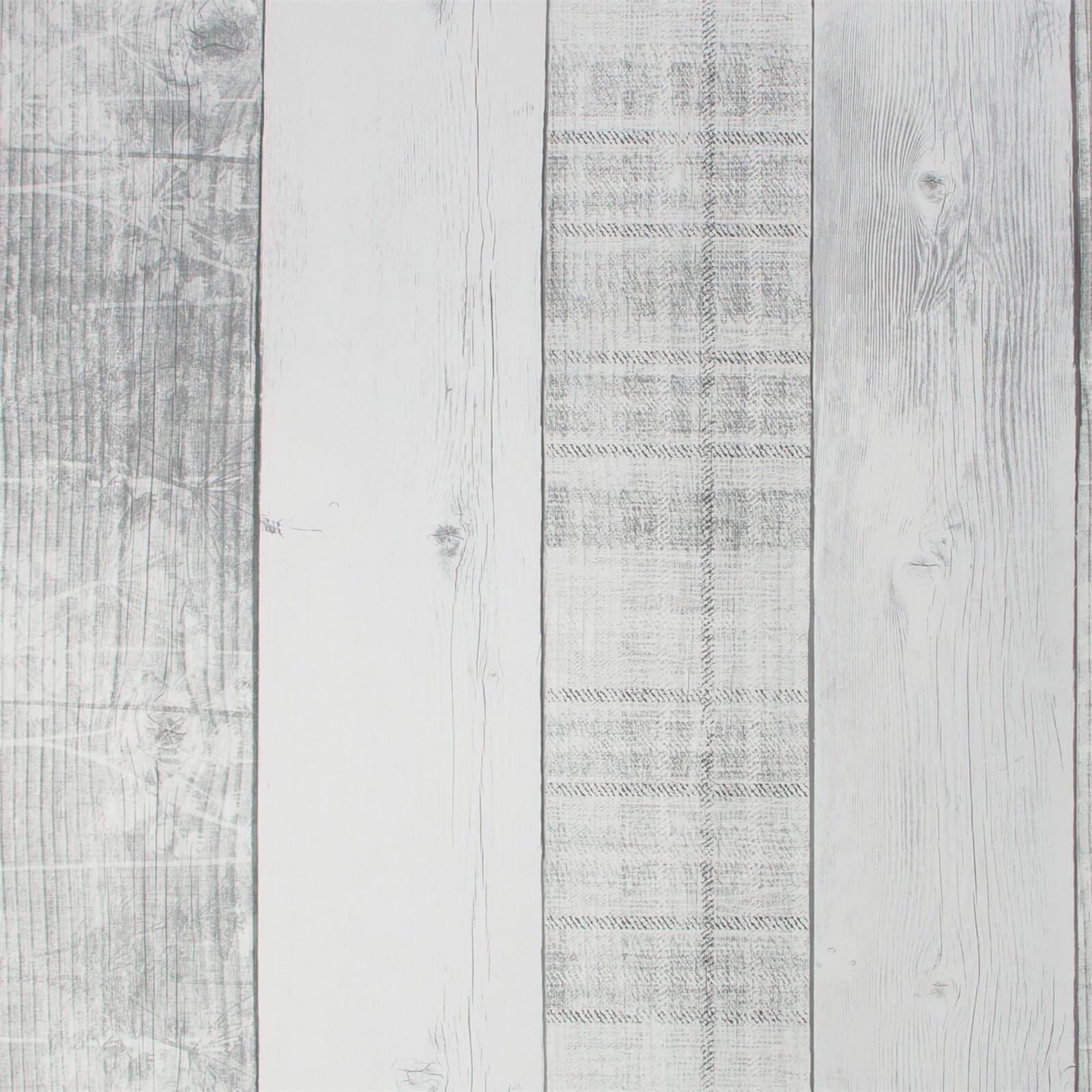 Fresco Country Plank Grey Wallpaper