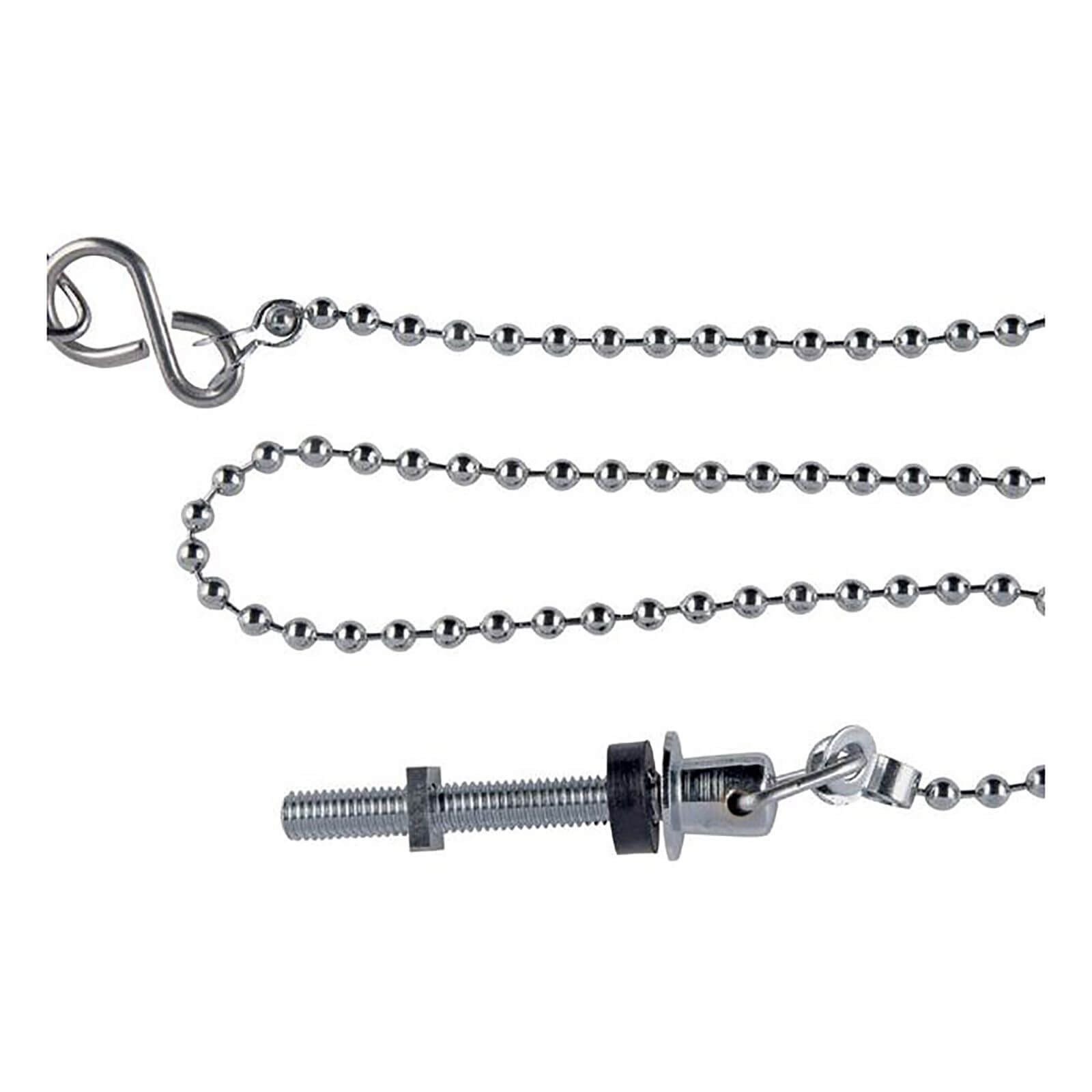 Sink Chain and Stay - 12 Inch Chrome Chain