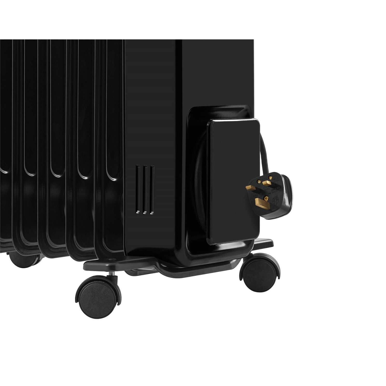 Dimplex 2kW Oil Radiator with 24 hour timer - Black