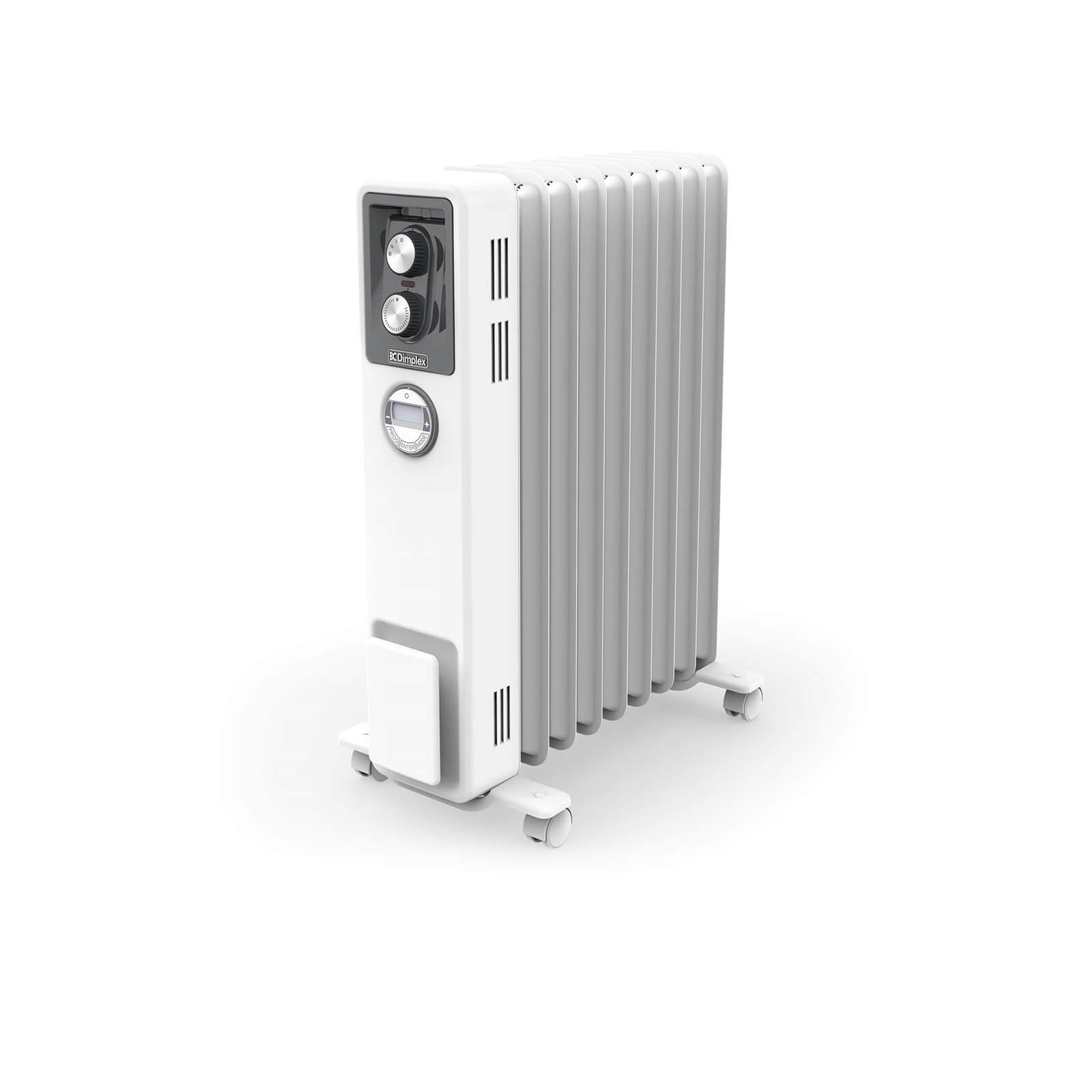 Dimplex 2kW Oil Free radiator with 24 hour timer - White