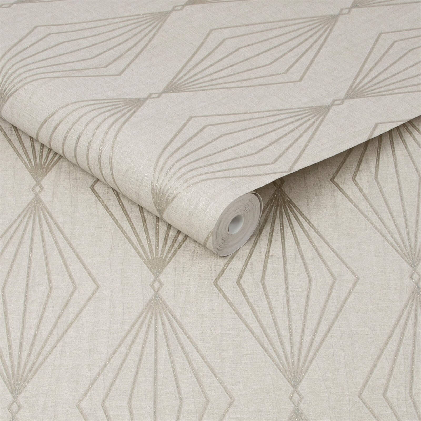 Boutique Marquise Geometric Pearl Wallpaper