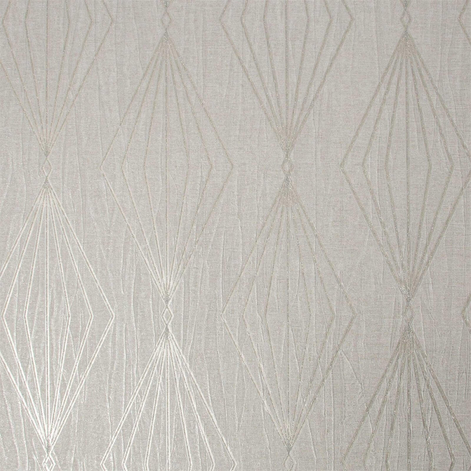 Boutique Marquise Geometric Pearl Wallpaper