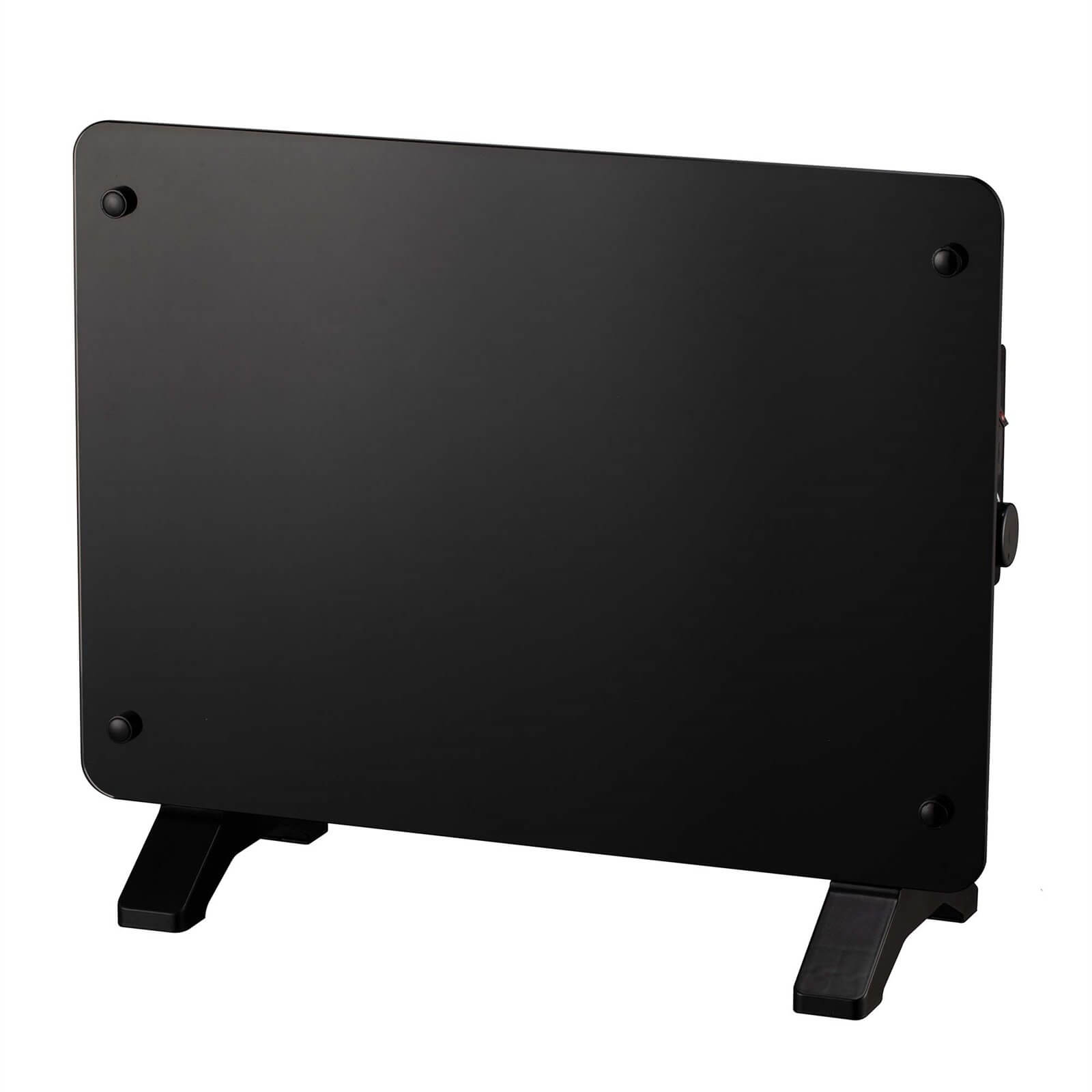 Stylec Electric Glass Panel Heater in Black - 2200W