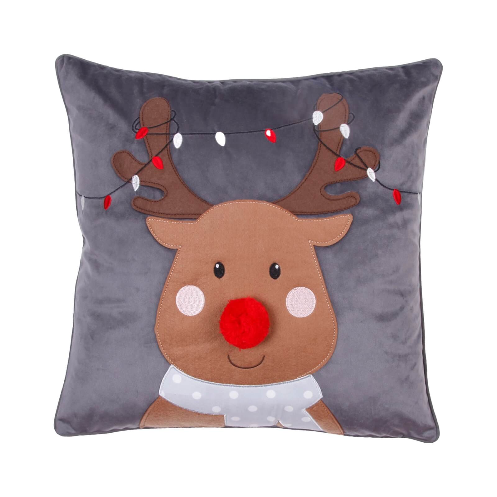 Christmas Reindeer Cushion 45 x 45cm