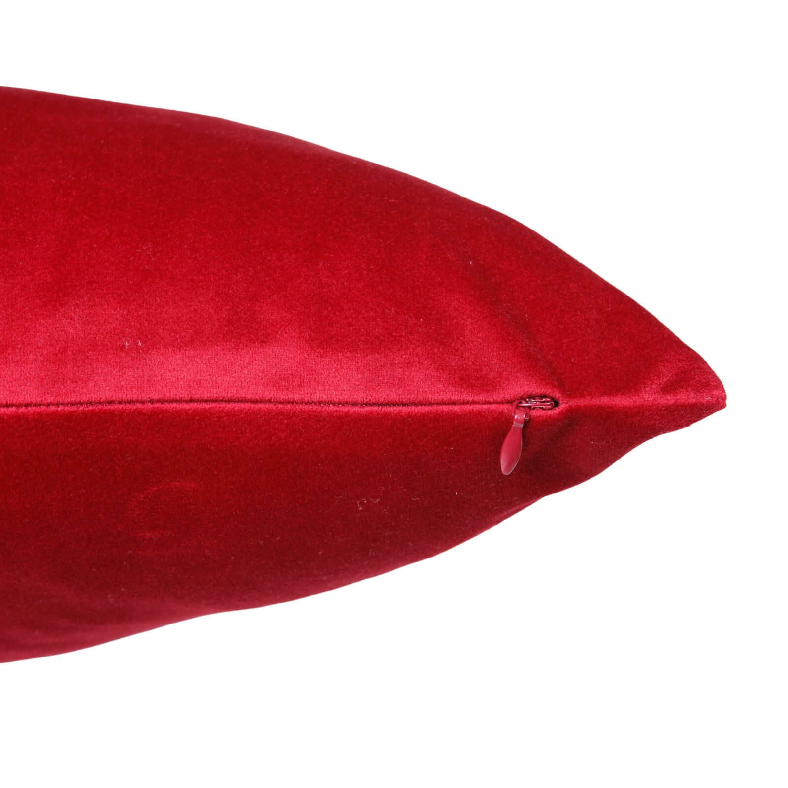 Velvet Red Rhinestone Cushion 45 x 45cm