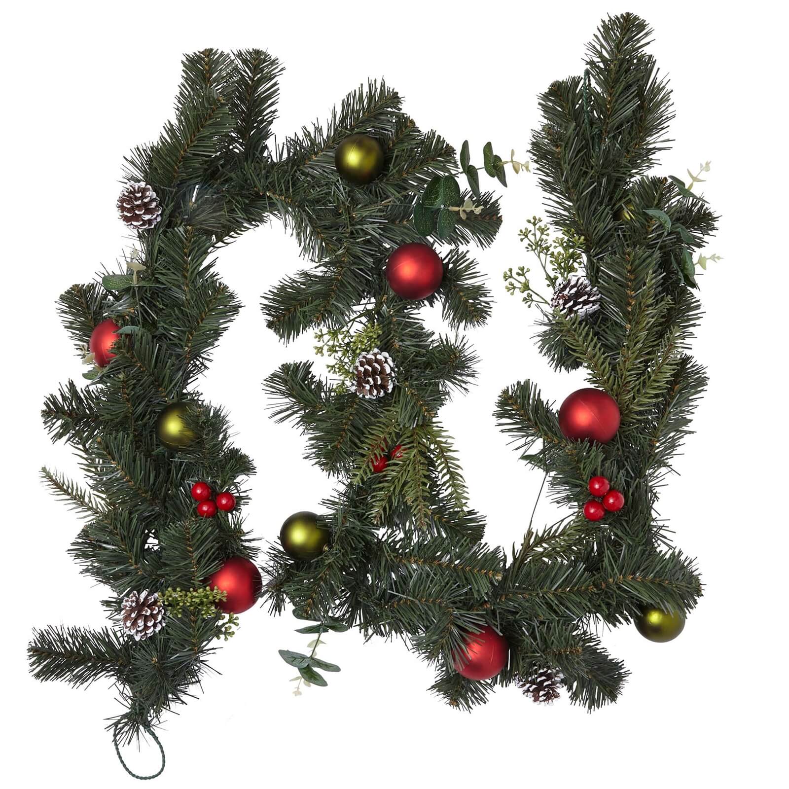 Deco Luxe Baubles Natural Garland 180cm