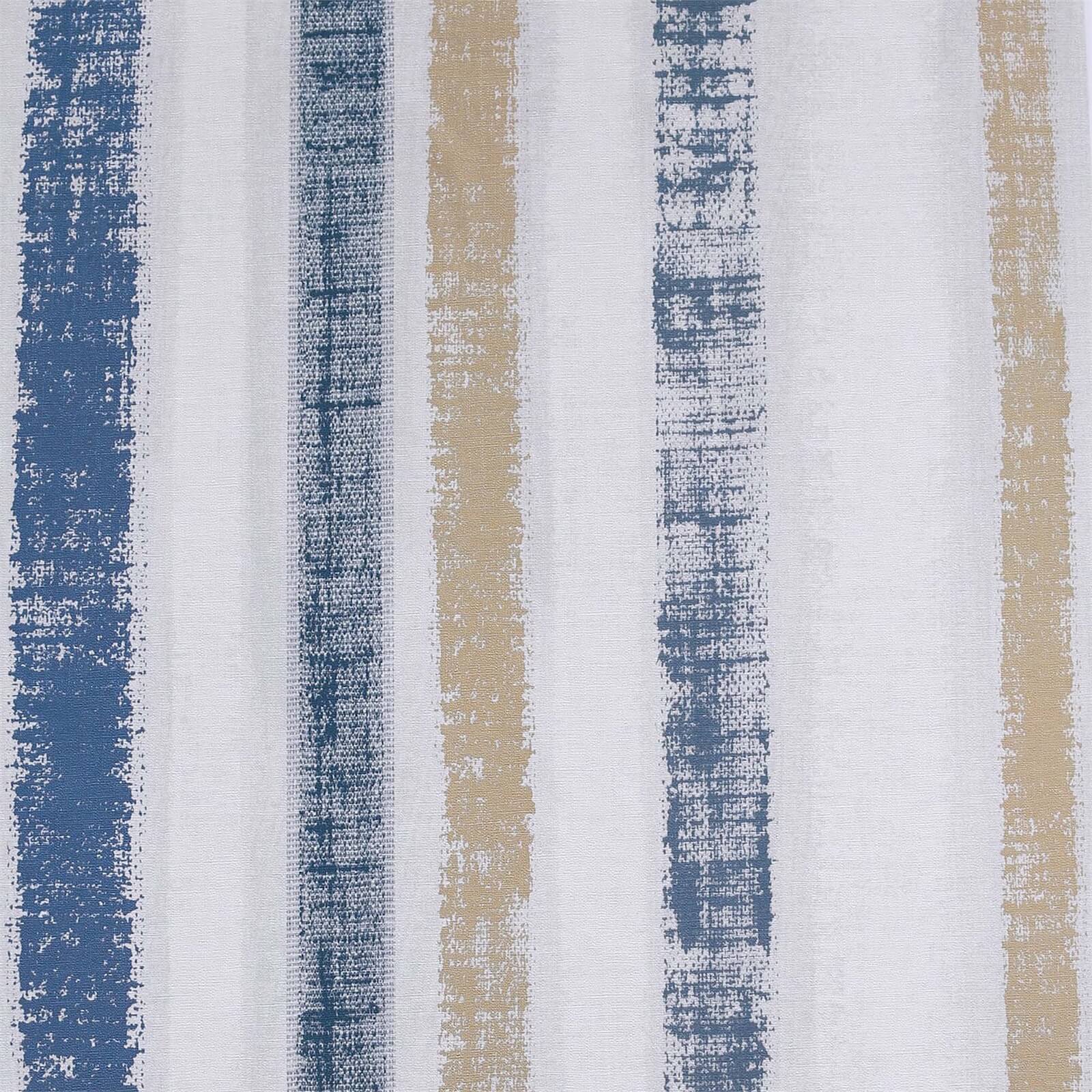 Arthouse Painted Stripe Navy Gold Wallpaper