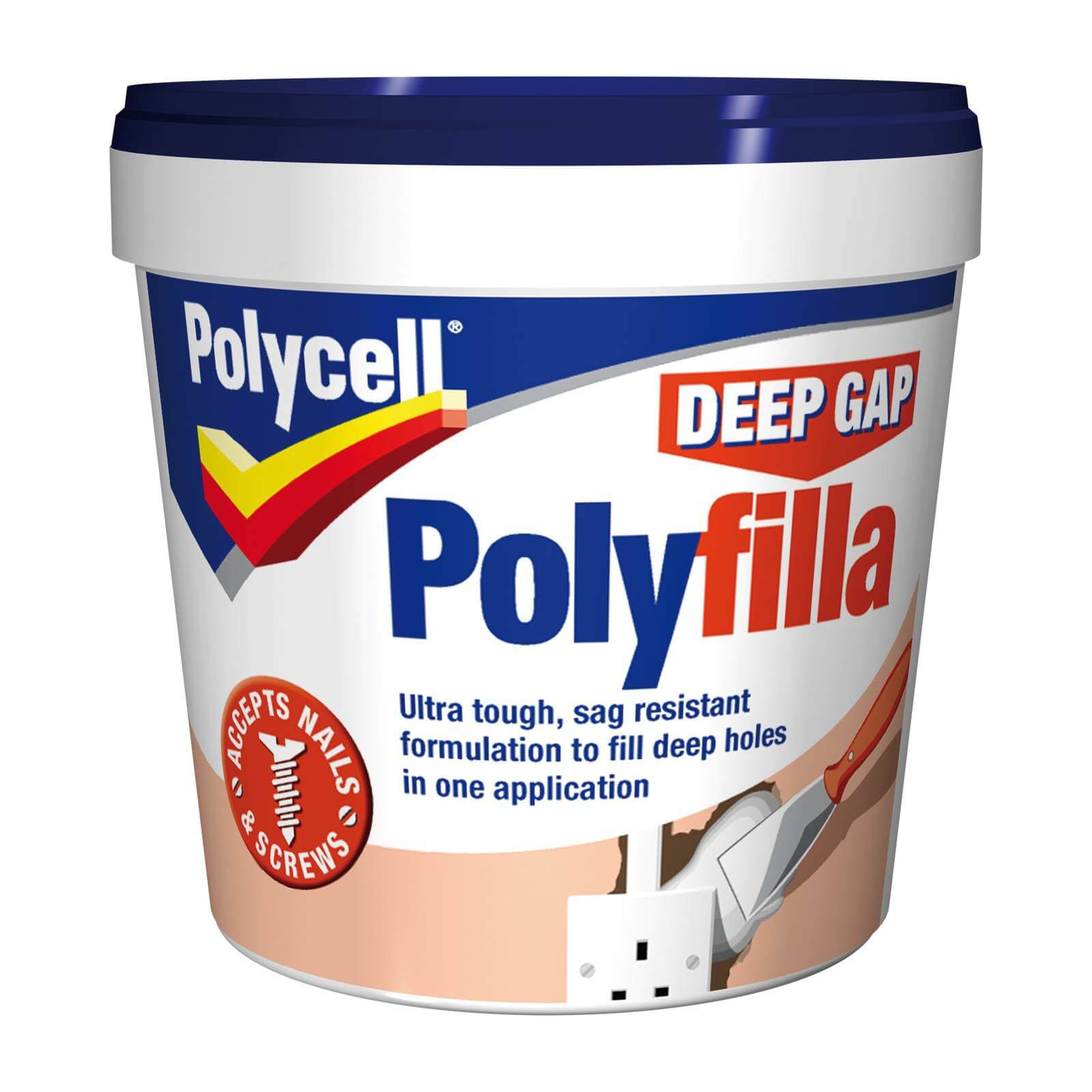 Polycell Deep Gap Polyfilla - 1L