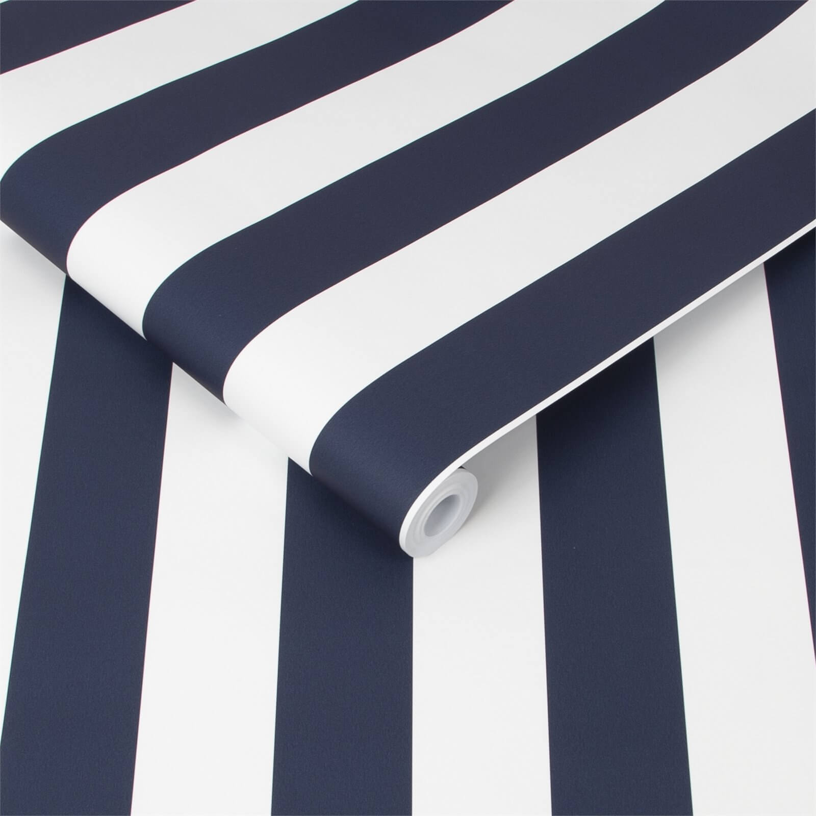 Superfresco Easy Stripe Wallpaper - Navy