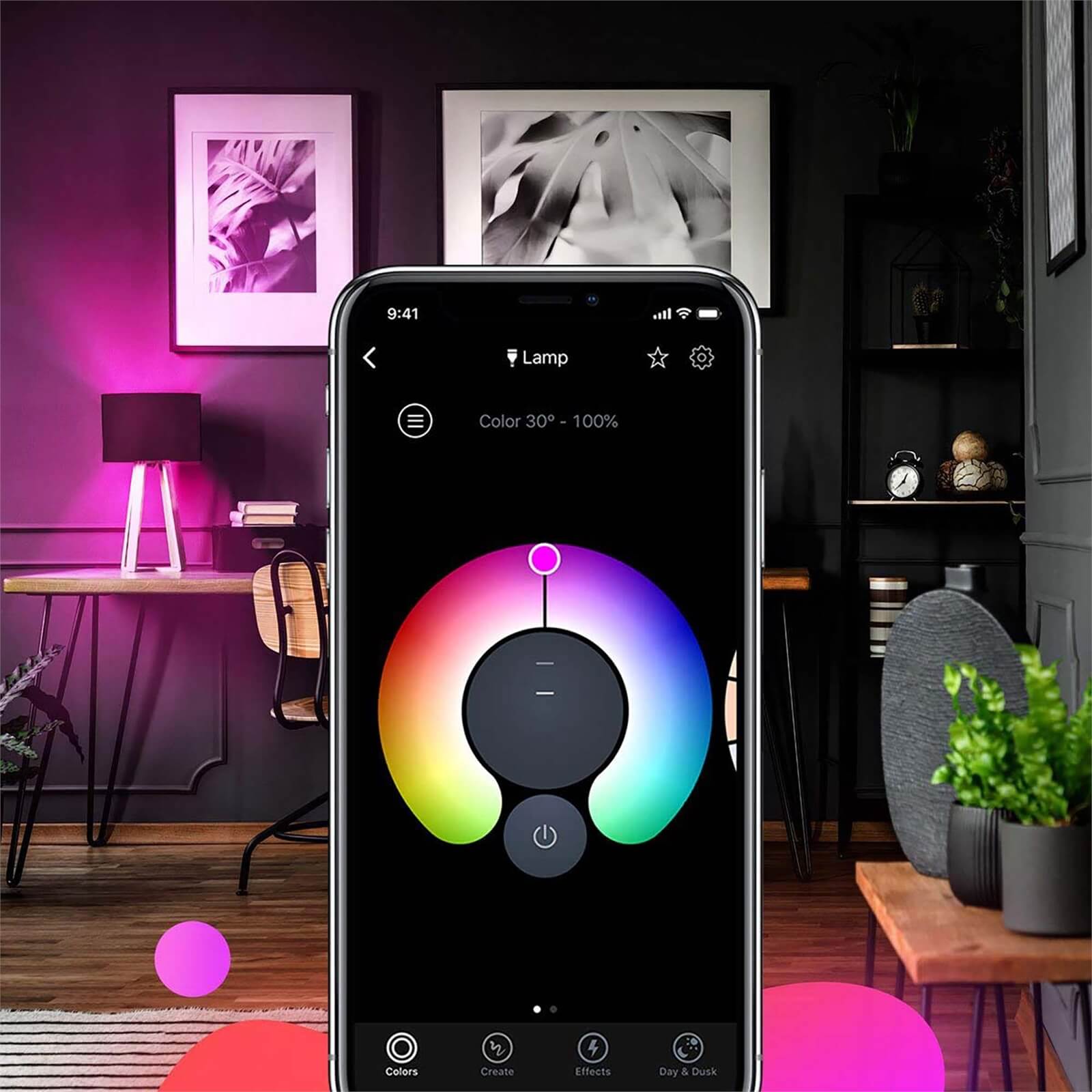 LIFX + (B22) Wi-Fi Smart LED Light Bulb with Infrared for Night Vision