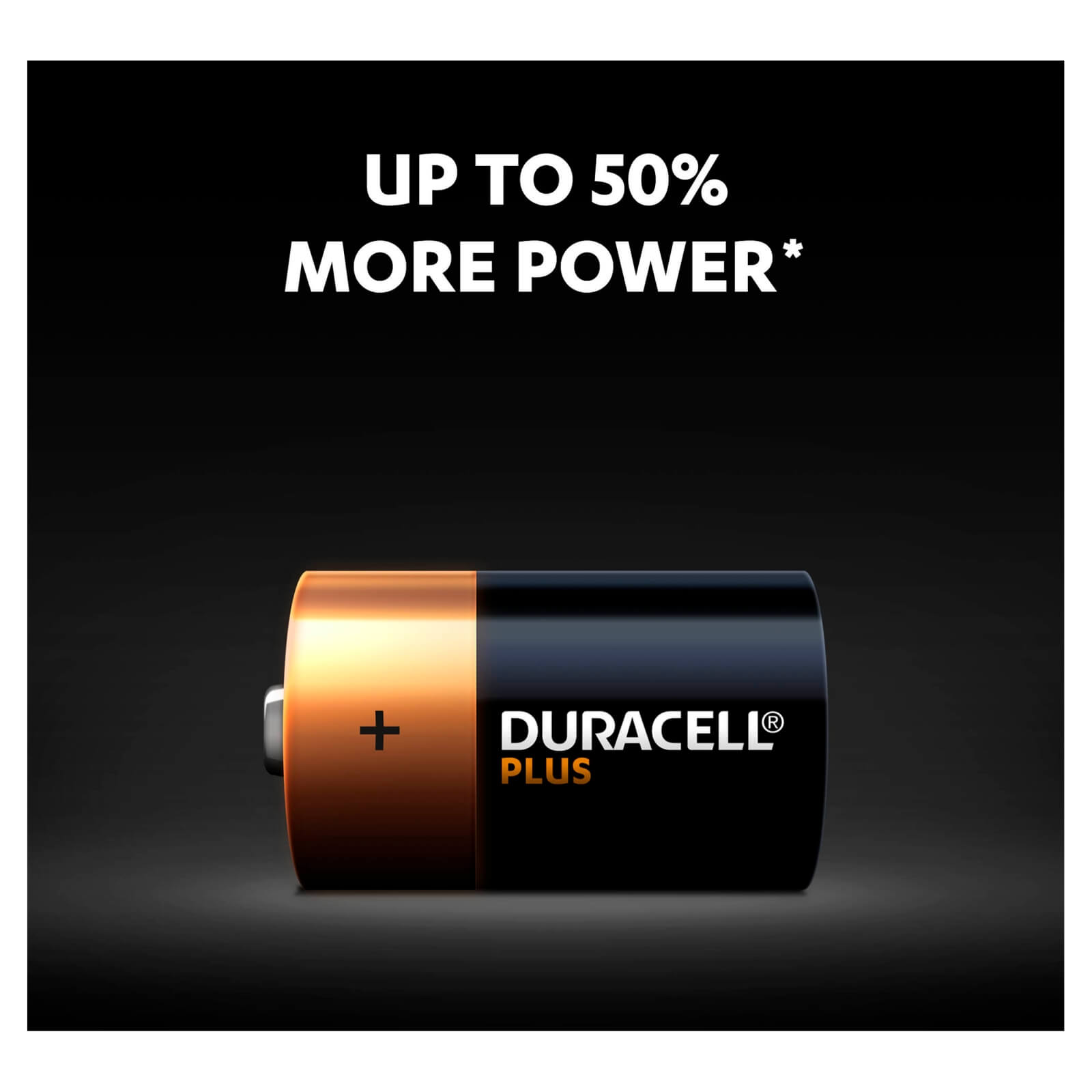 Duracell Plus Type D Batteries (MN1300 D K2) - 2 Pack