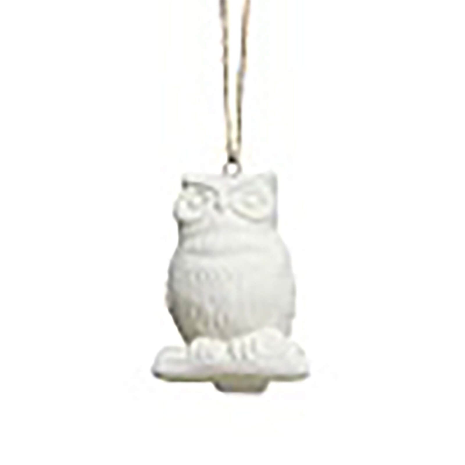 Porcelain Owl Hanging Tree Decoration