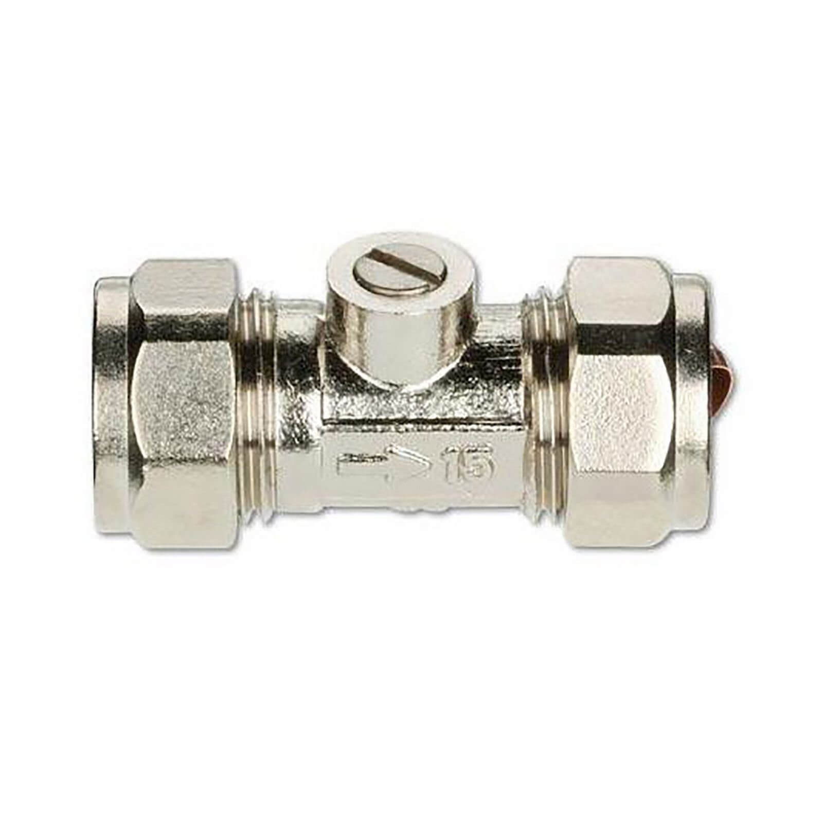 Isolation Valve Compression Fitting - 15mm
