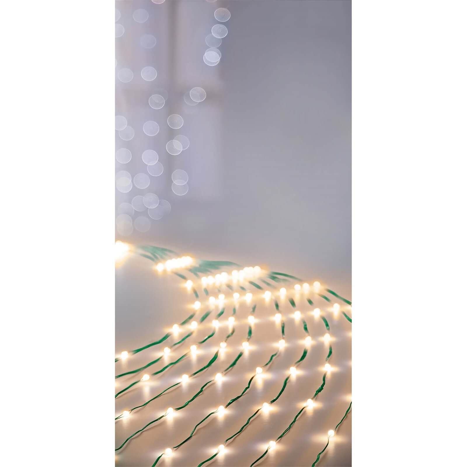 2.5M 400 Warm White LED UltraBright Waterfall Lights
