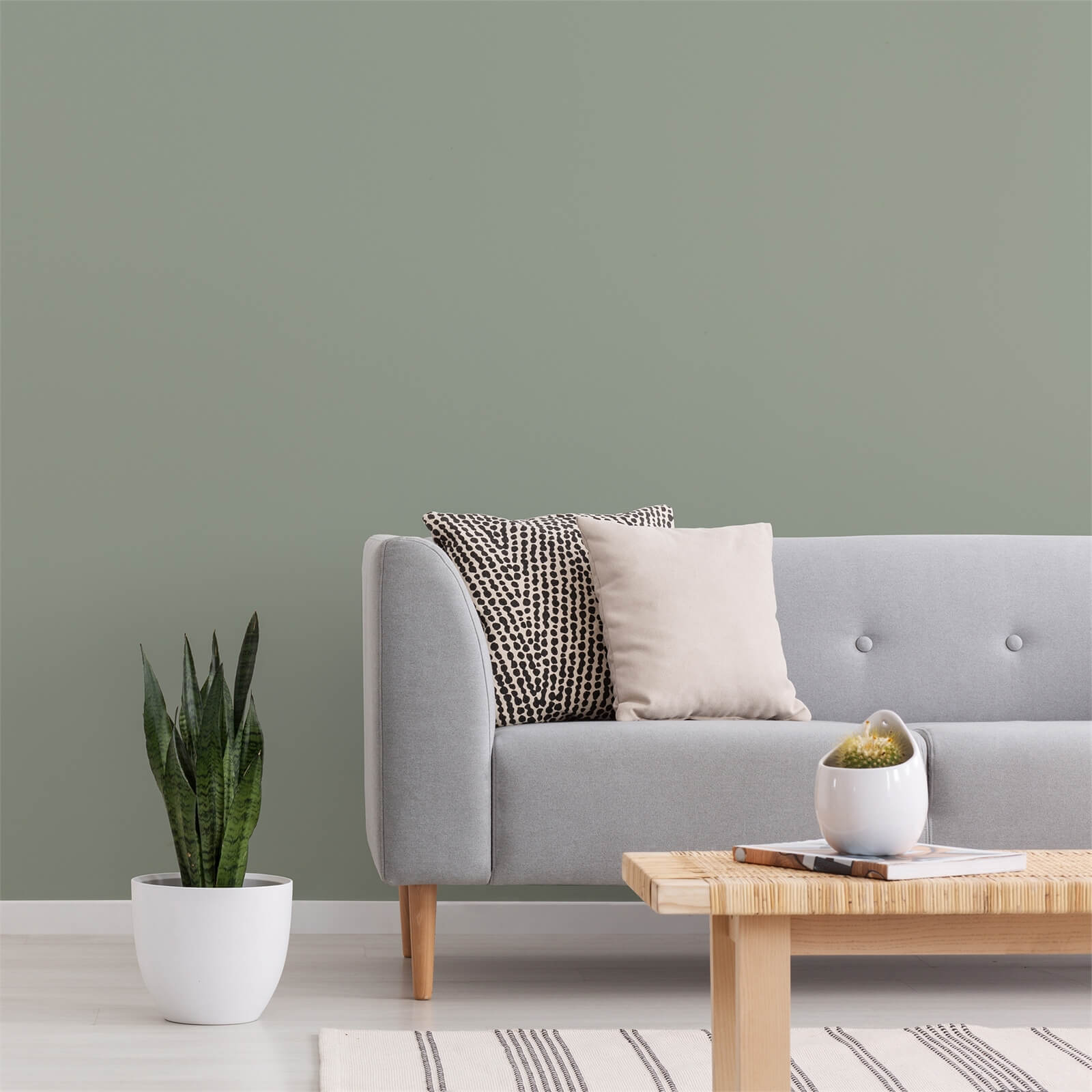 Superfresco Easy Litho Plain Green Wallpaper