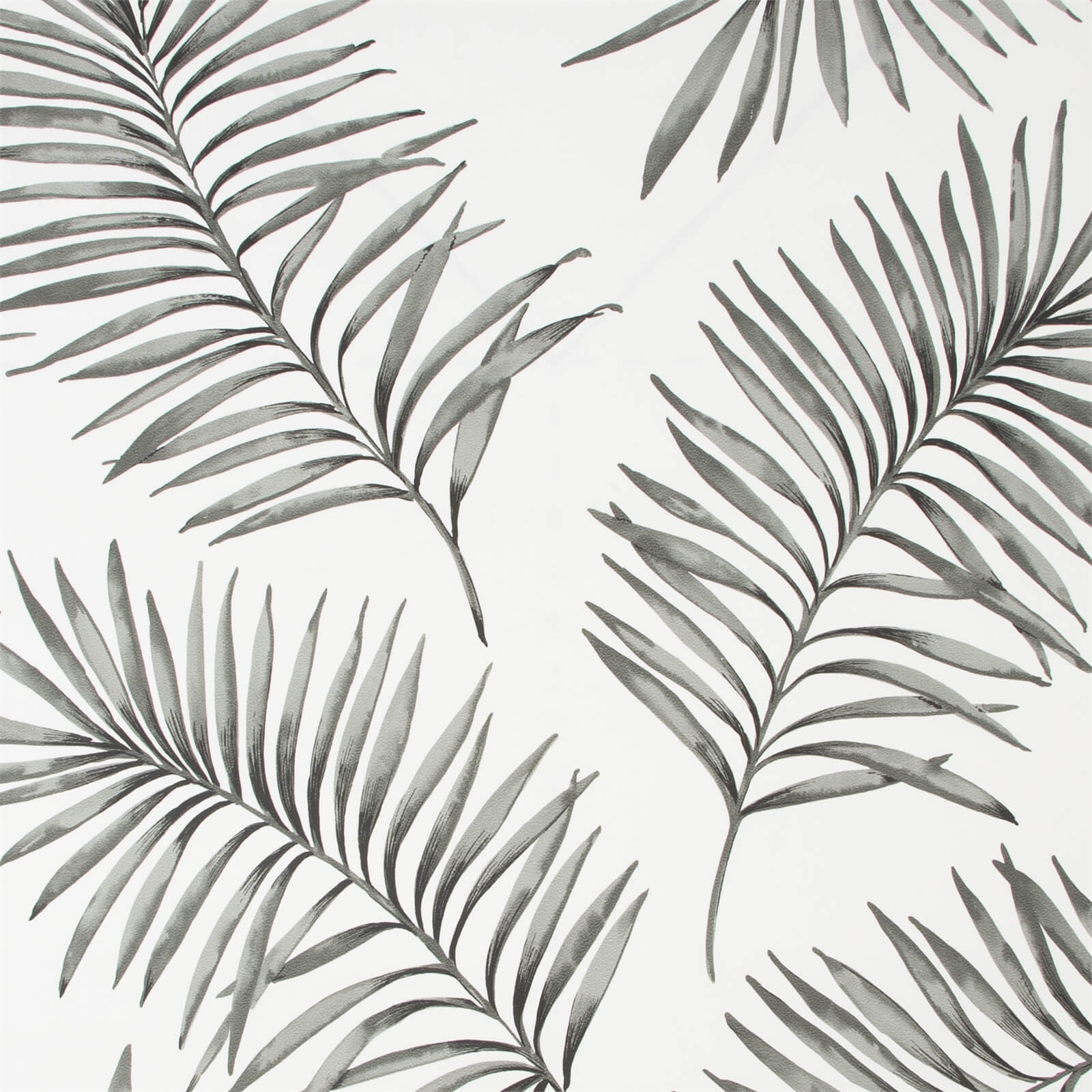 Superfresco Easy Scandi Leaf Black And White Wallpaper