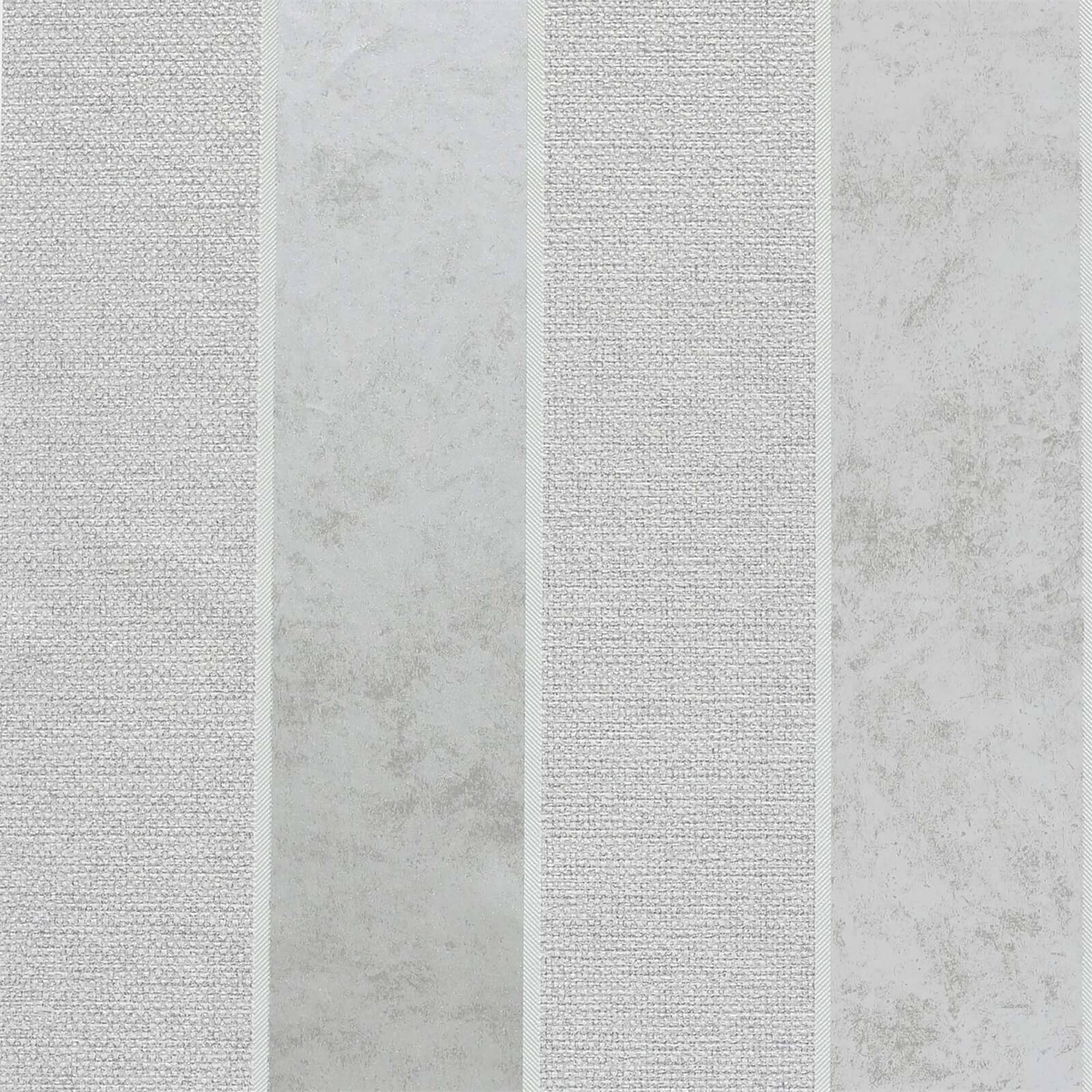 Arthouse Calico Stripe Grey Wallpaper