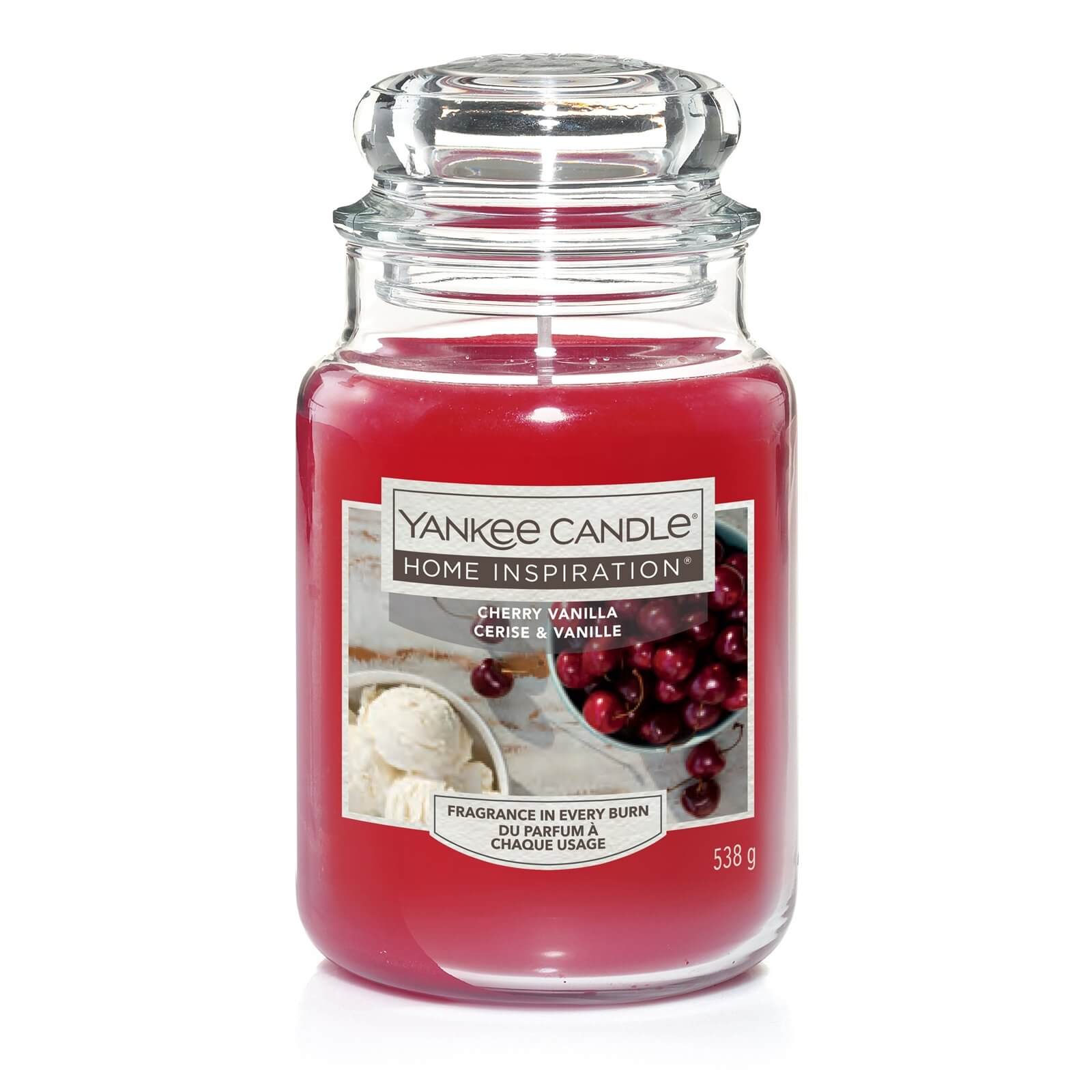 Yankee Candle Home Inspiration Scented Candle - Large Jar - Cherry Vanilla