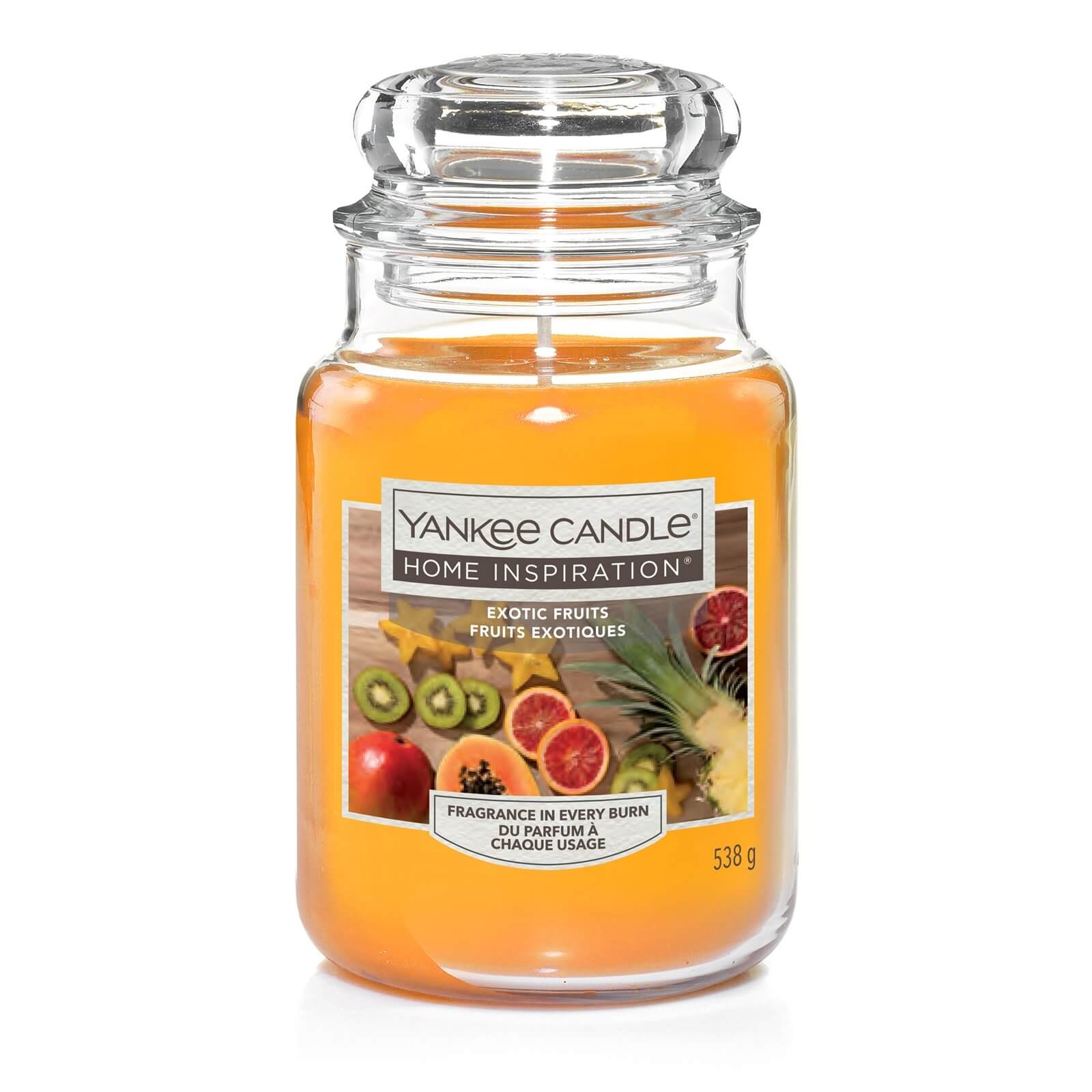 Yankee Candle Home Inspiration Scented Candle - Large Jar - Exotic Fruits