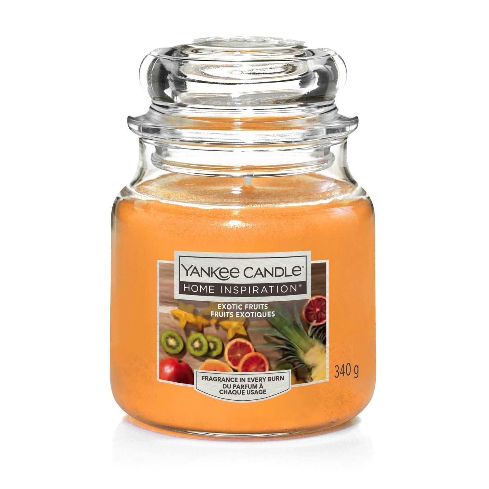 Yankee Candle Home Inspiration Scented Candle - Medium Jar - Exotic Fruits