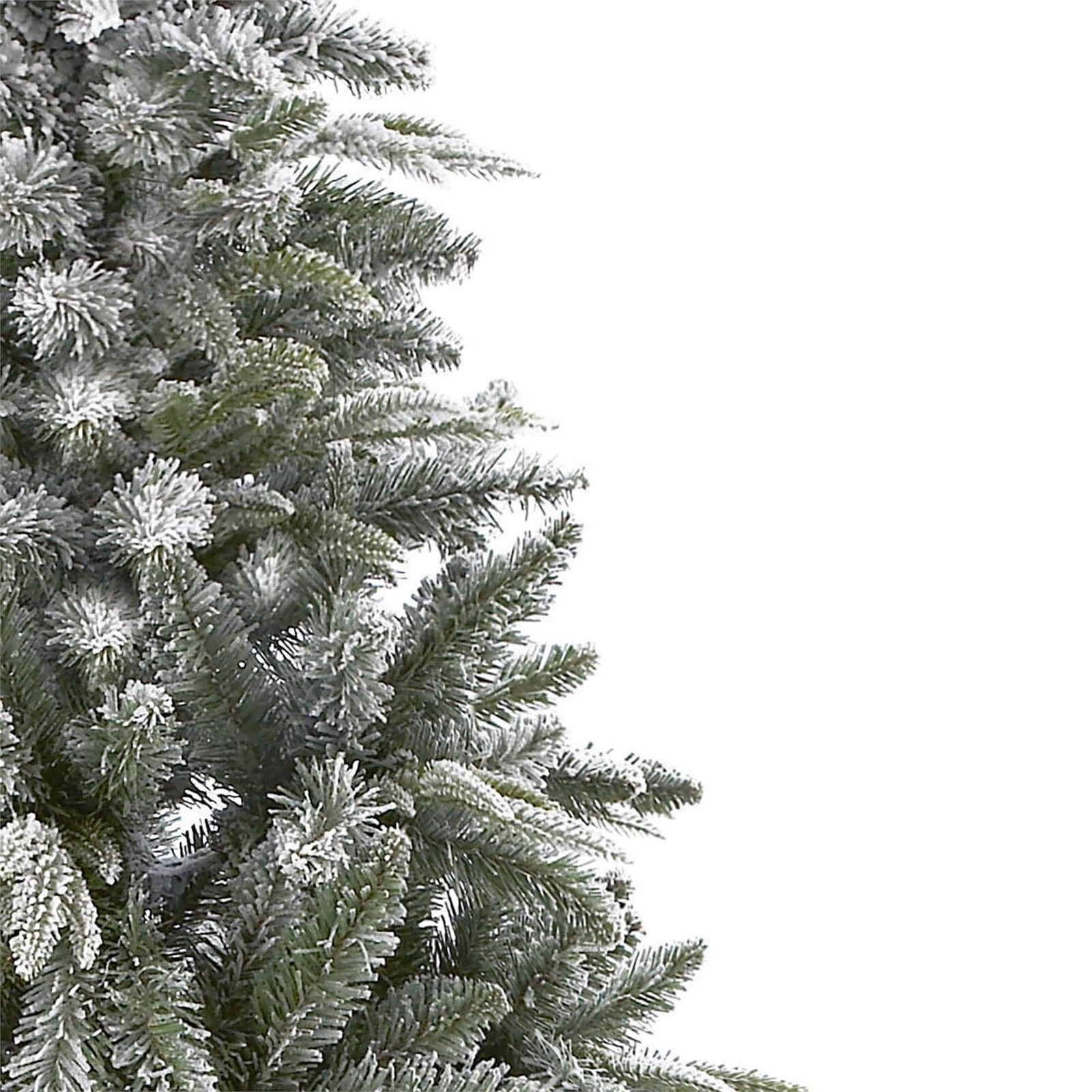 10ft Flocked Lapland Christmas Tree