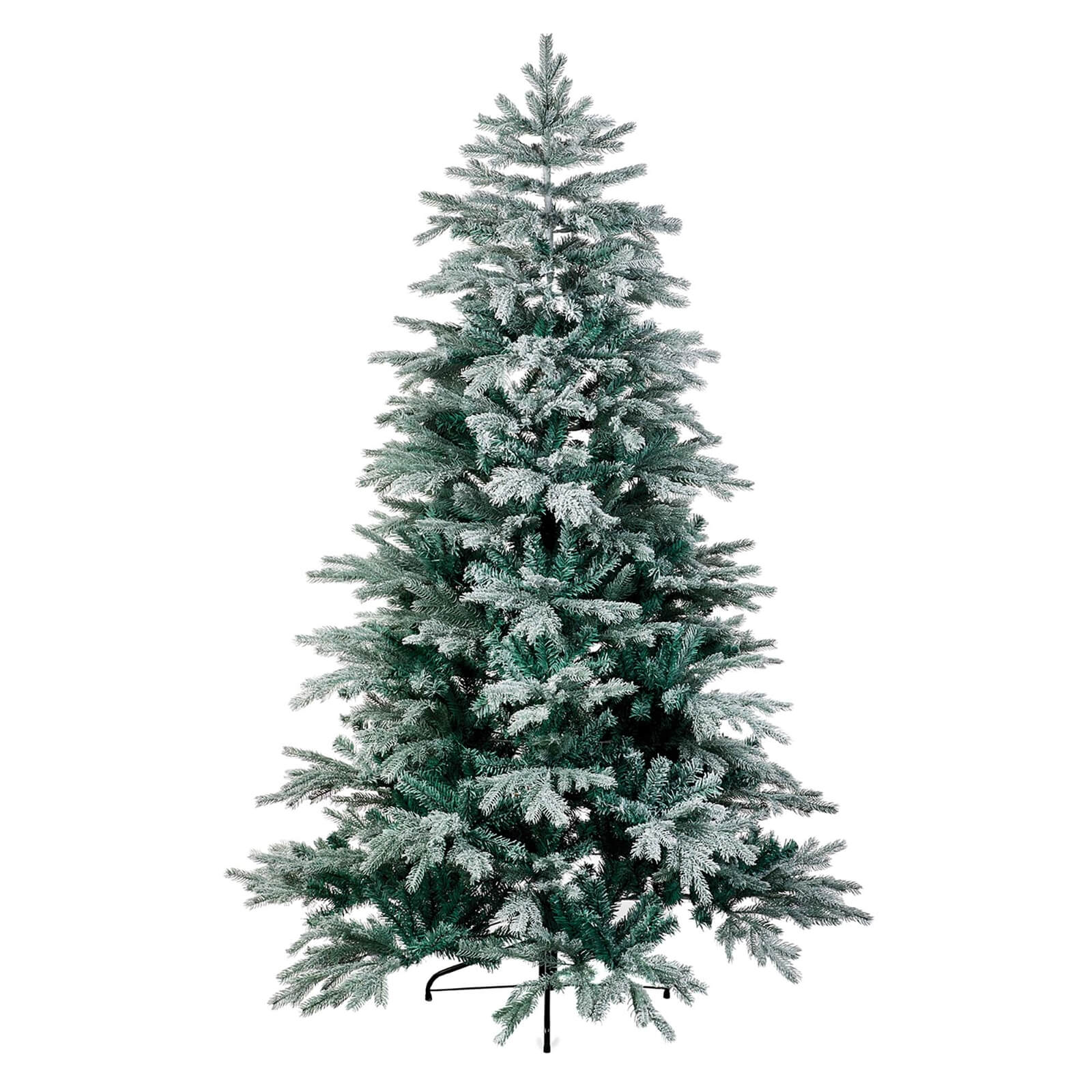 7ft 8 Frozen Meribel Spruce Christmas Tree with Scarf