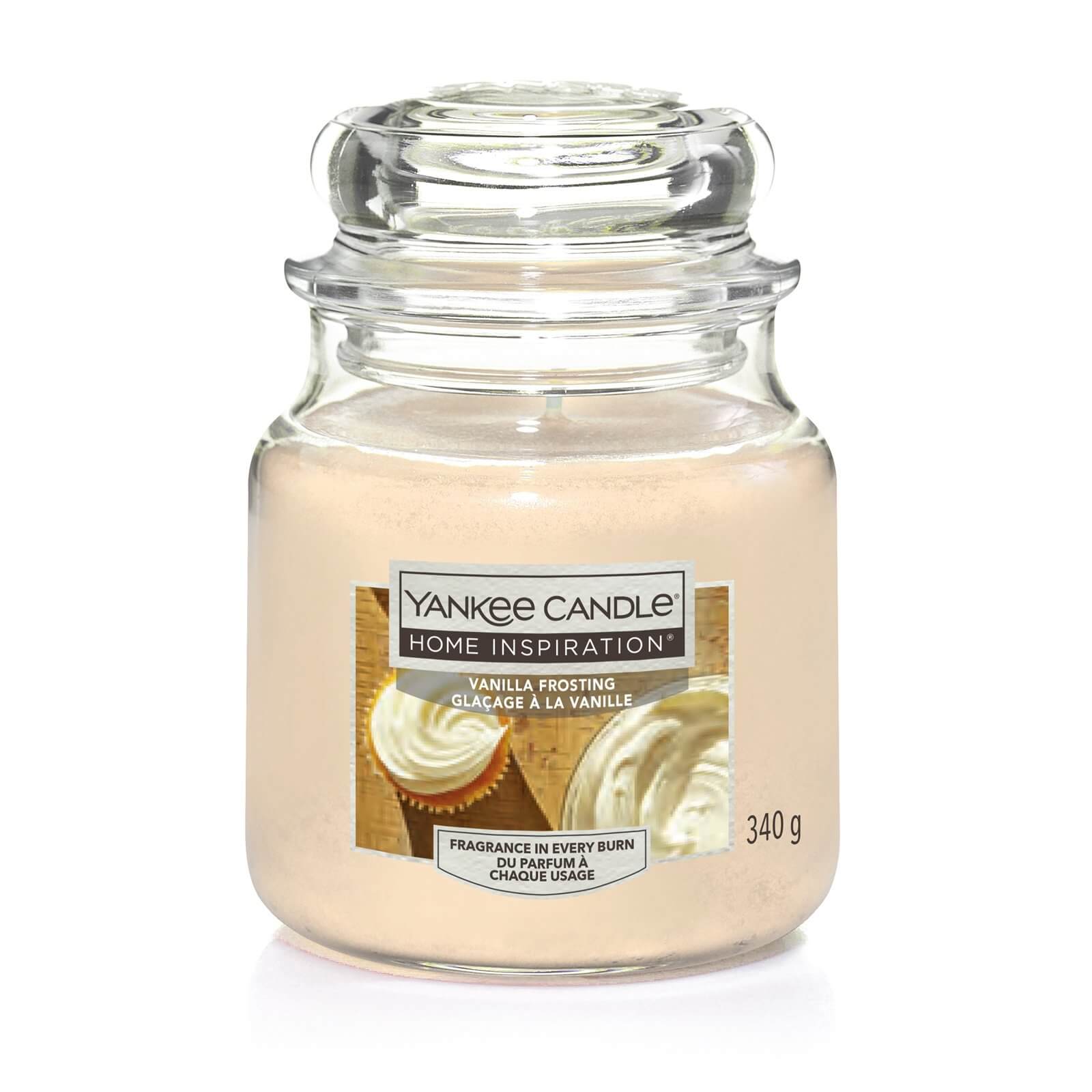 Yankee Candle Home Inspiration Scented Candle - Medium Jar - Vanilla Frosting