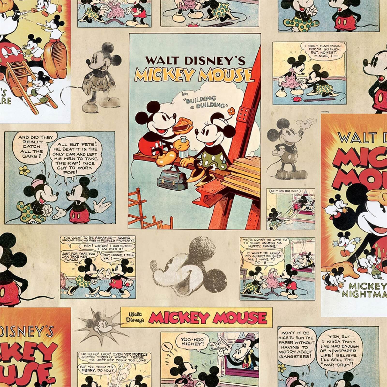 Disney Vintage Episode Mickey Wallpaper