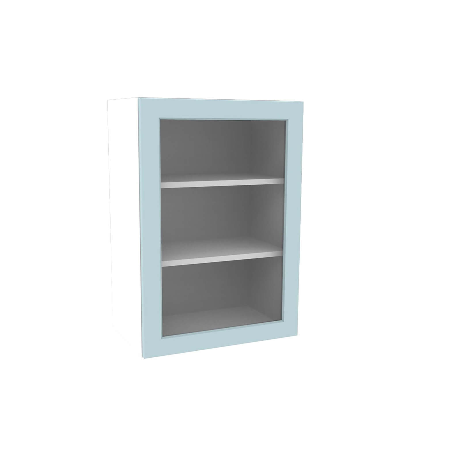 Country Light Blue 500mm Glass Wall Unit