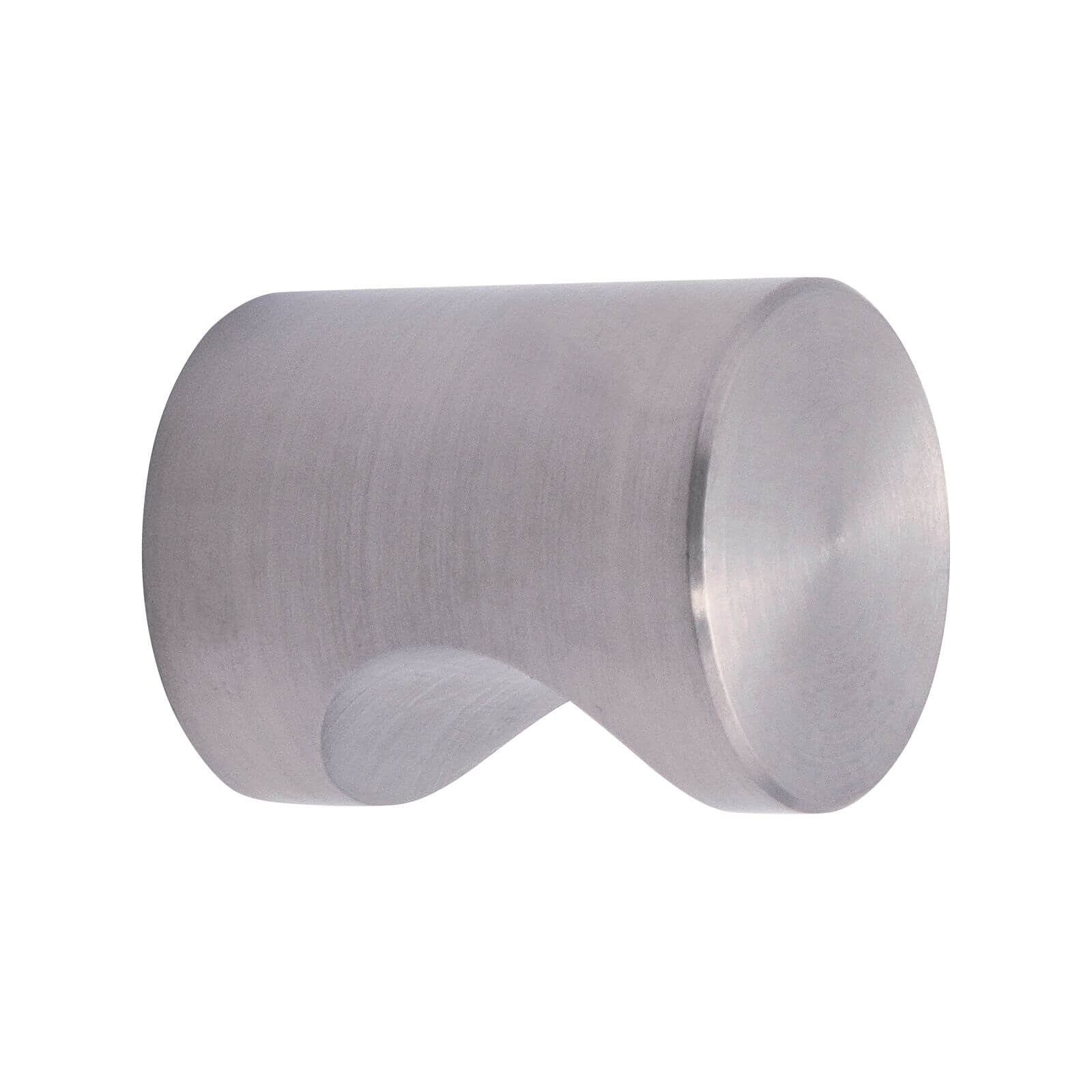 Notched Door Pull - Large - Stainless Steel