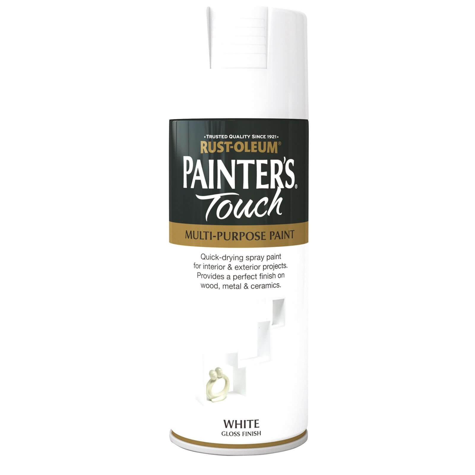 Rust-Oleum Painter's Touch Multi-Purpose Gloss Spray Paint White - 400ml