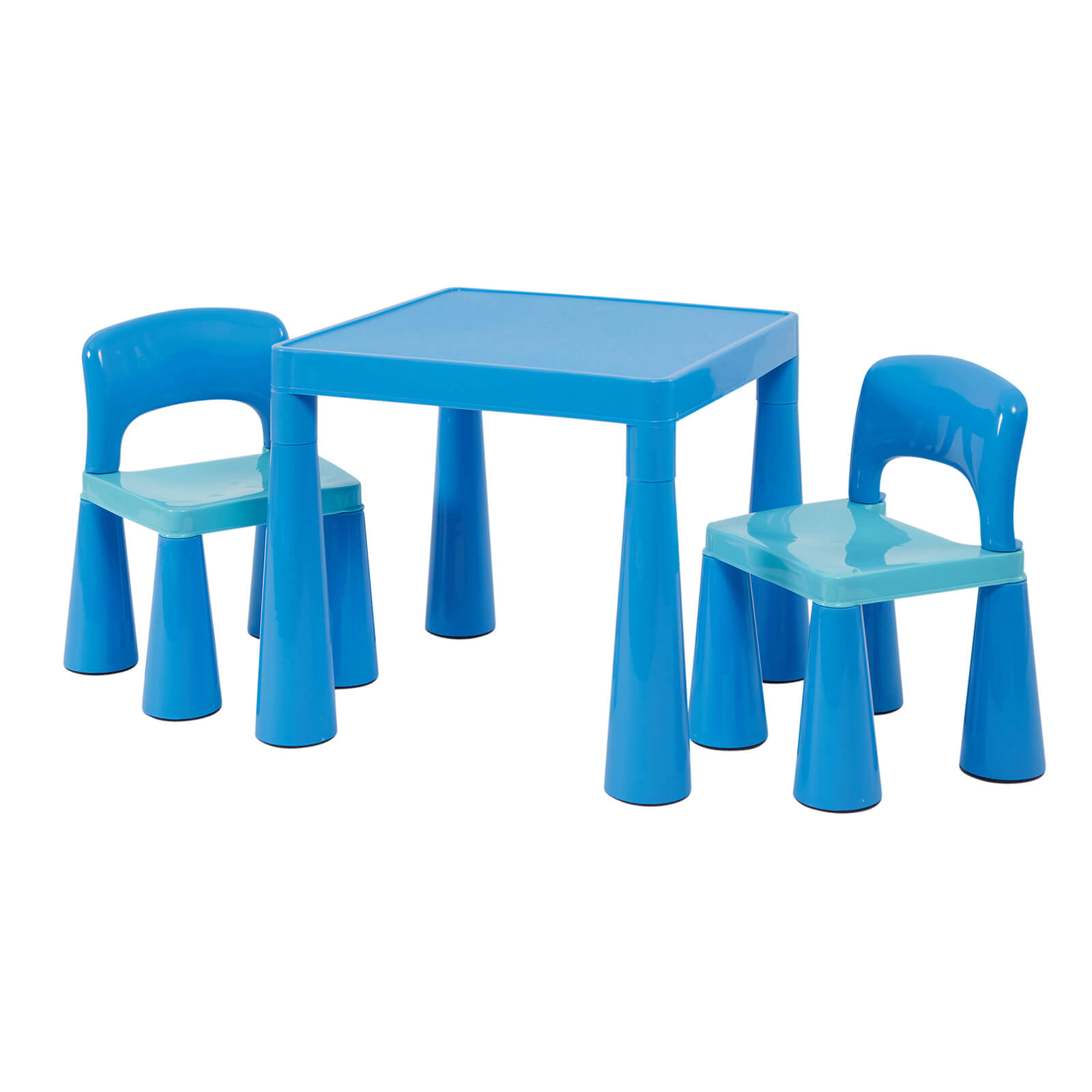 Classic Blue Table and 2 Chairs