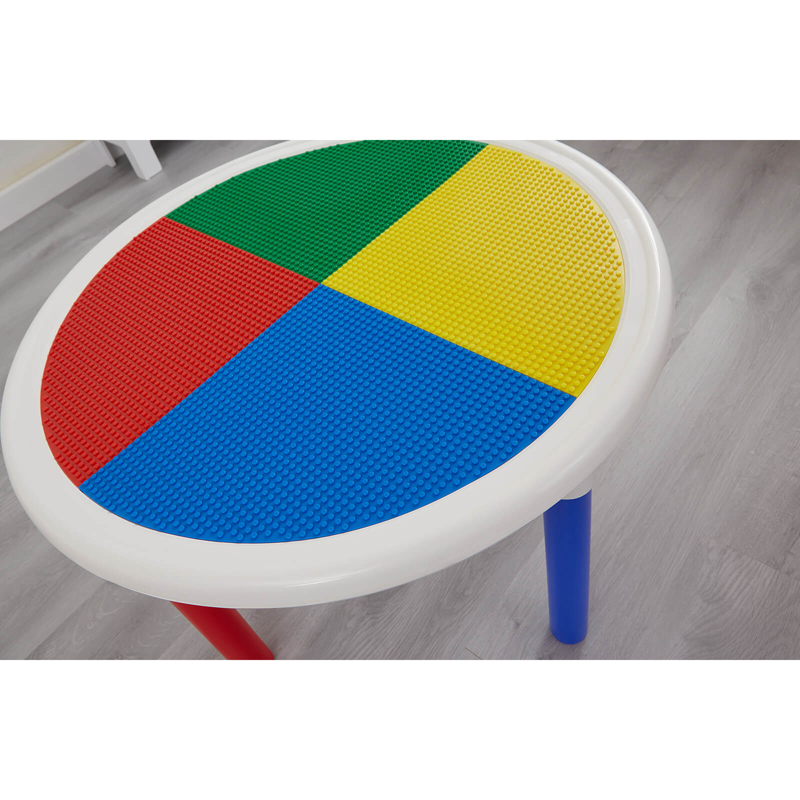 Round Activity Table With Drawers