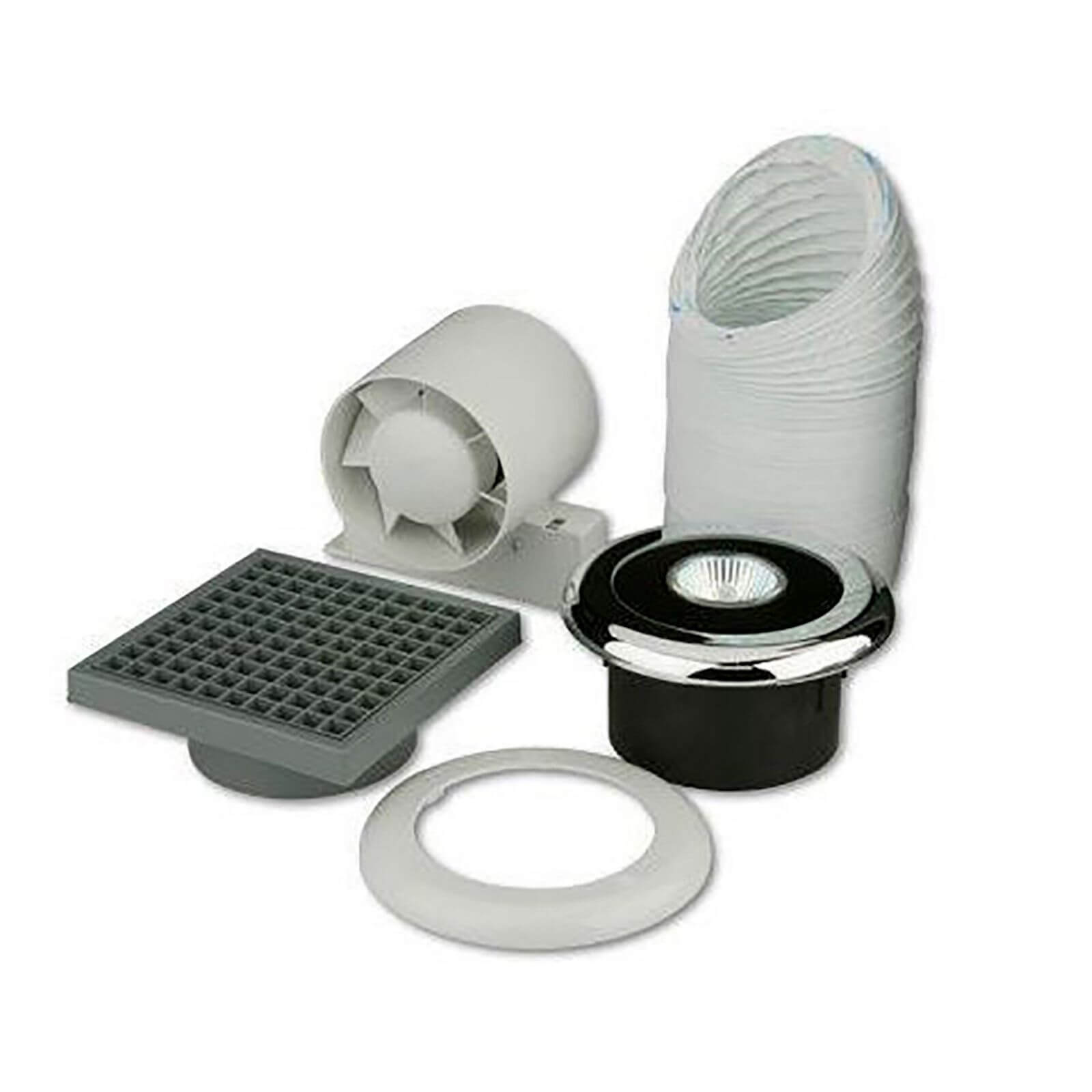 Shower Fan and Light Kit - 100mm