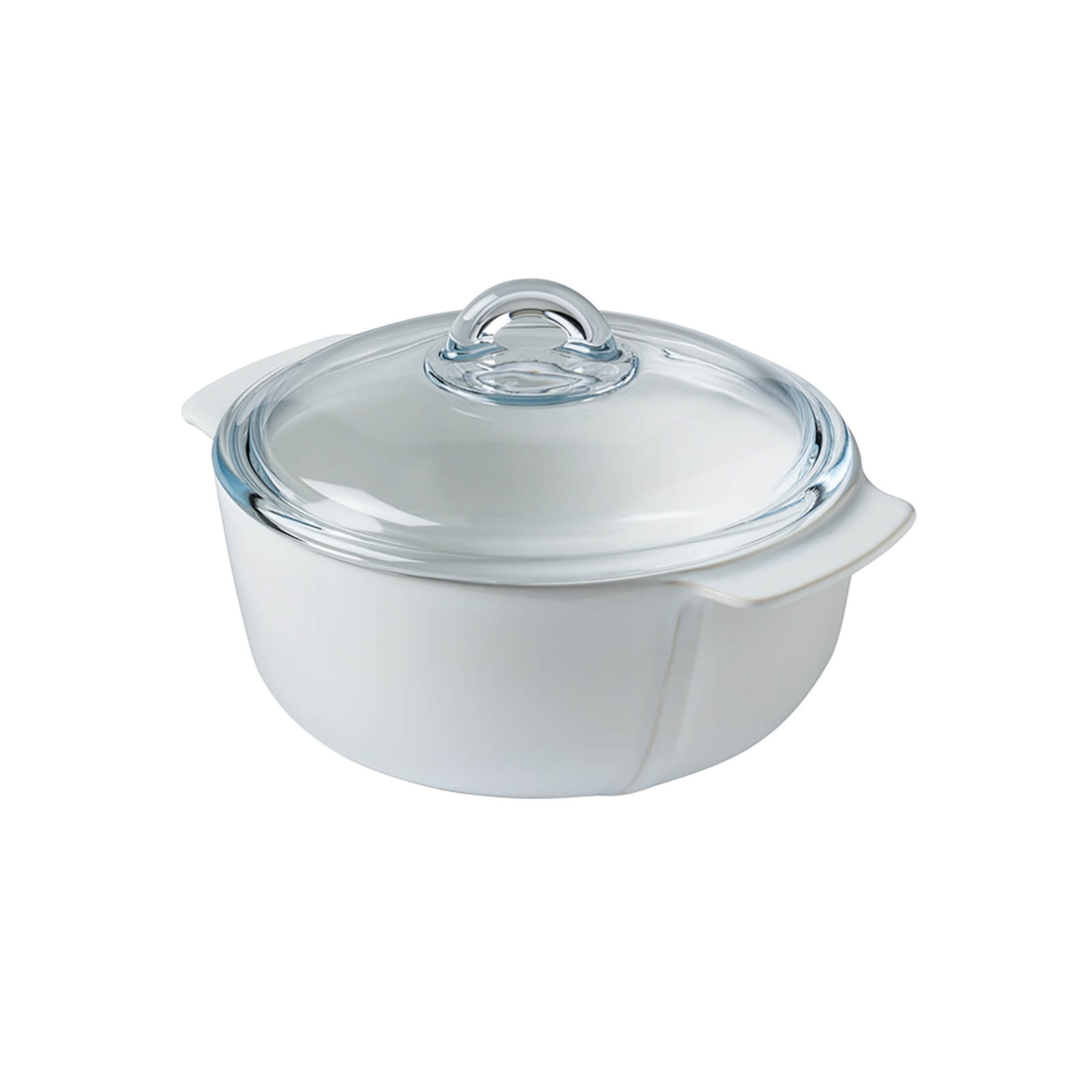 Pyrex Signature Round Casserole Dish - 1.5L - White