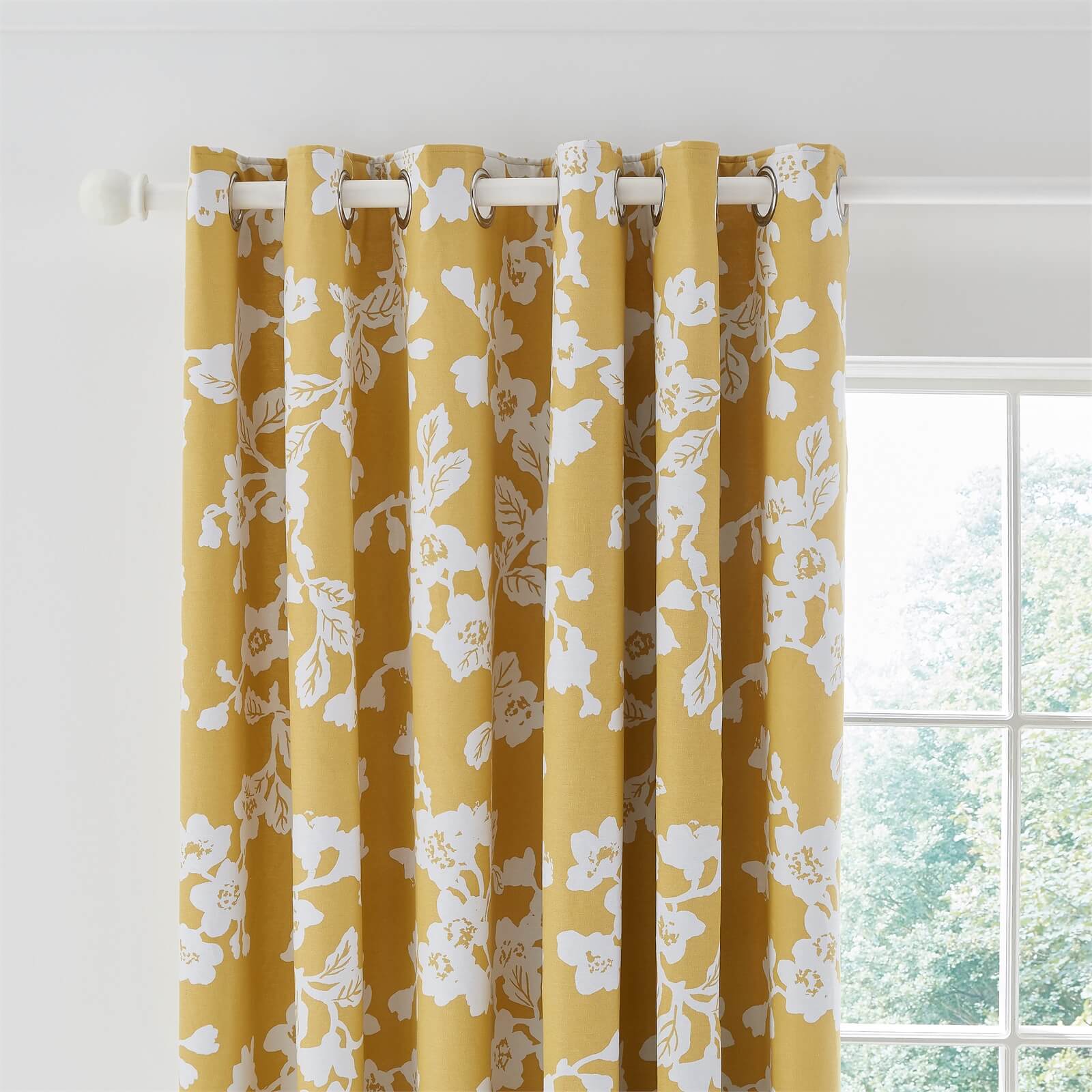 Bouvardia Lined Curtains 66x72 Honey