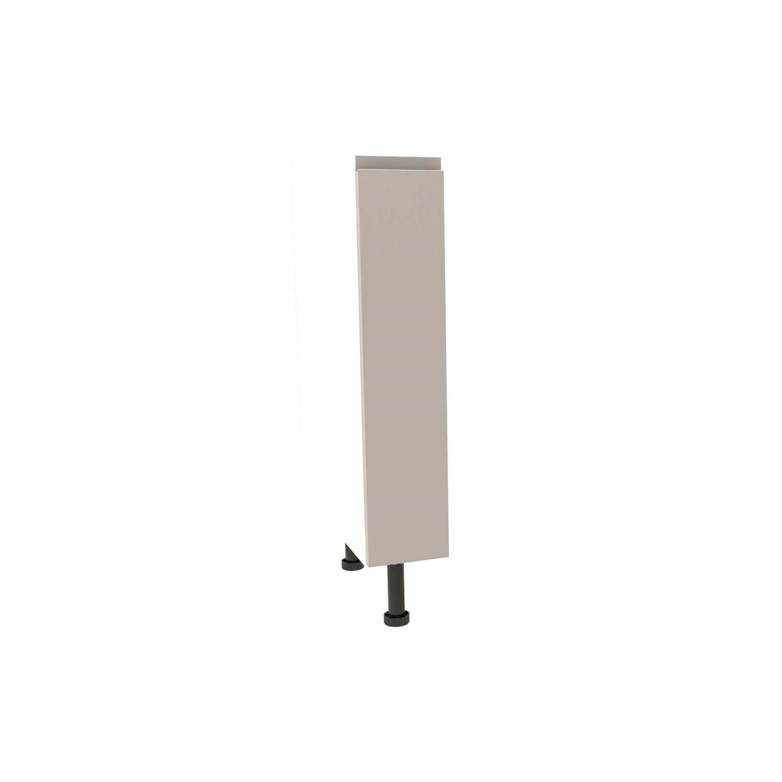 Handleless Cashmere Gloss 150mm Pull Out Unit