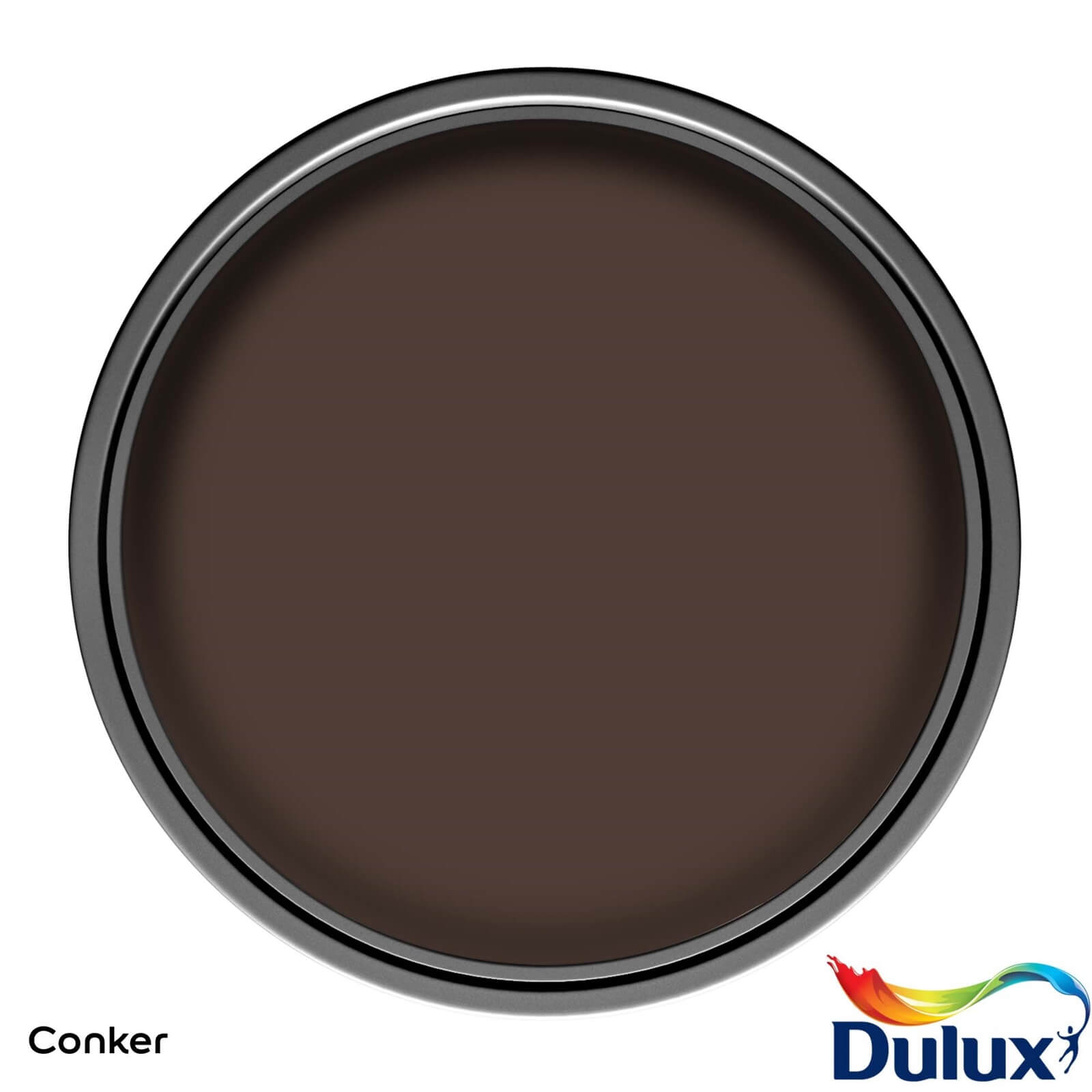 Dulux Weathershield Exterior Gloss Paint Conker - 750ml