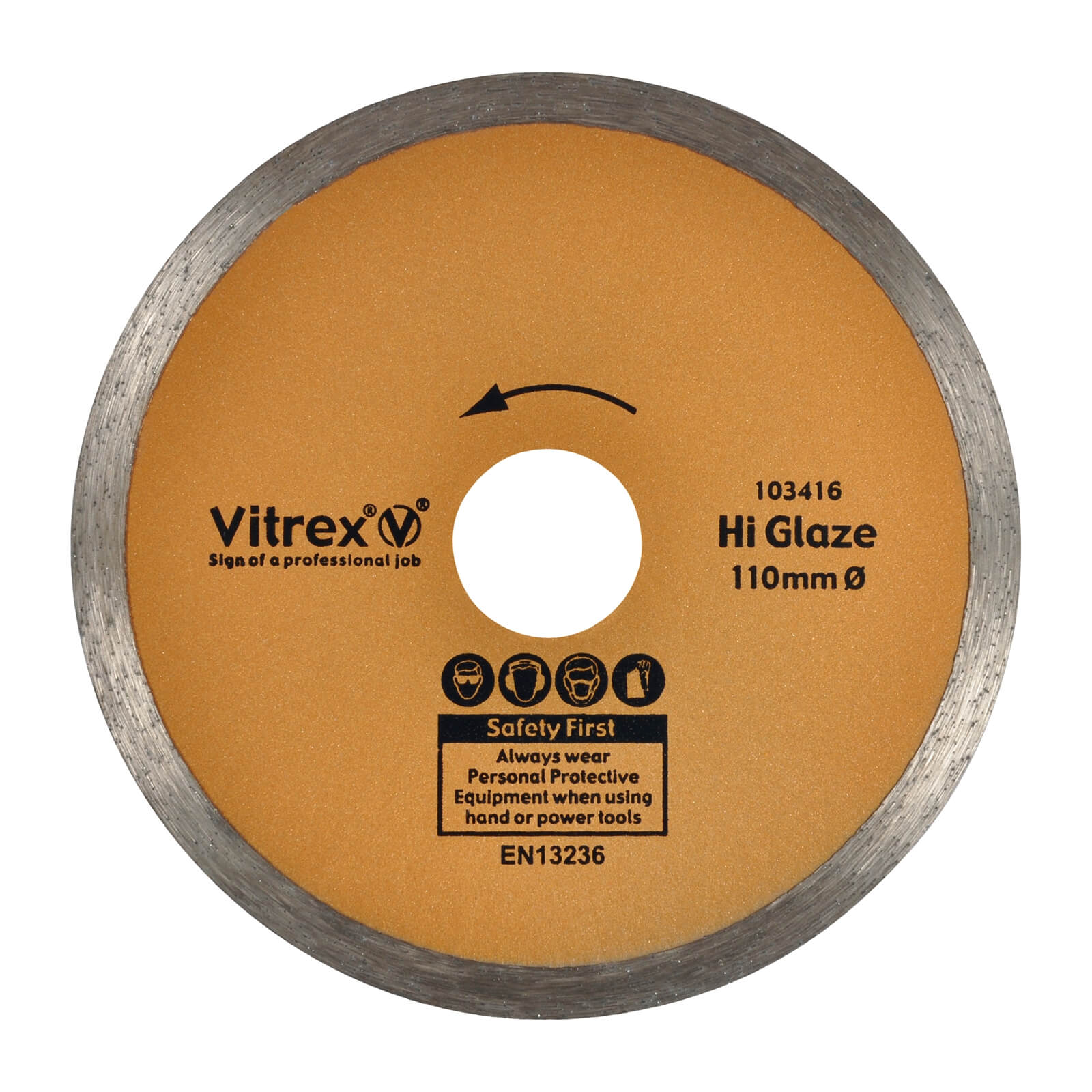 Vitrex 110mm Hi-glaze Blade For Wet Saws