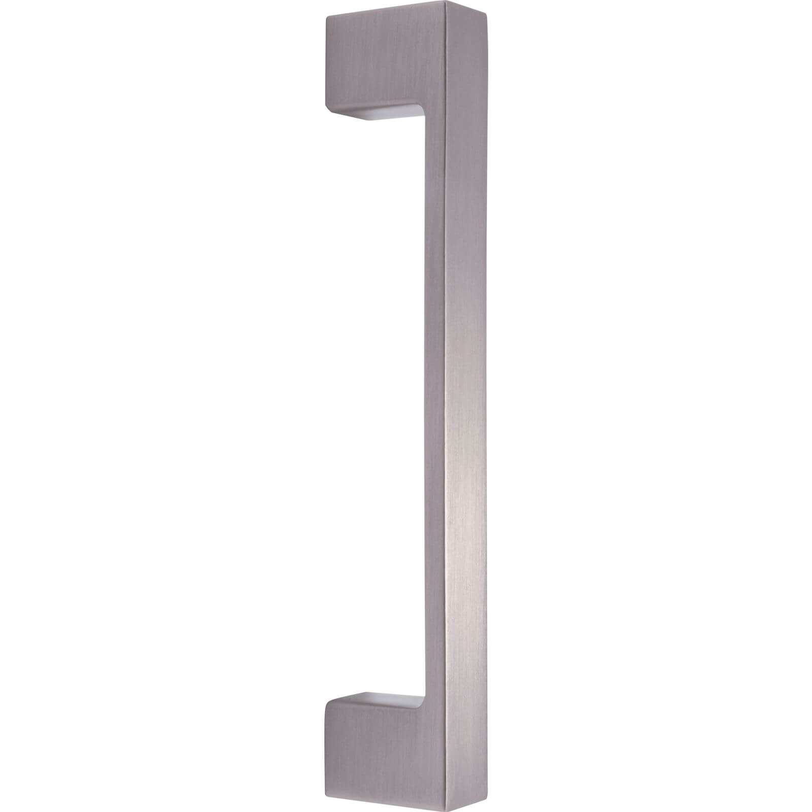 Square Flat Top Door Handle - Brushed Satin Nickel