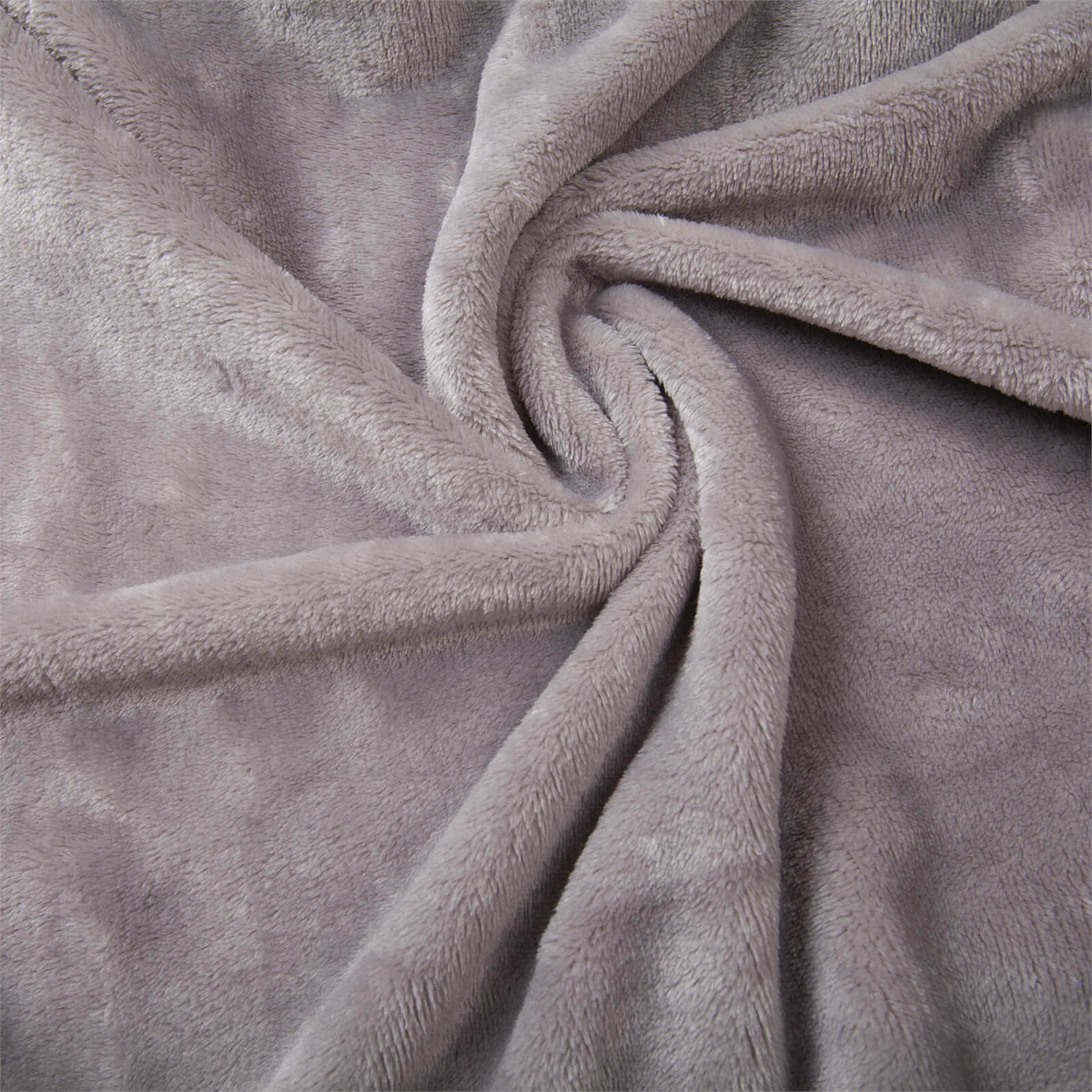 Fleece Throw - Grey - 120x150cm